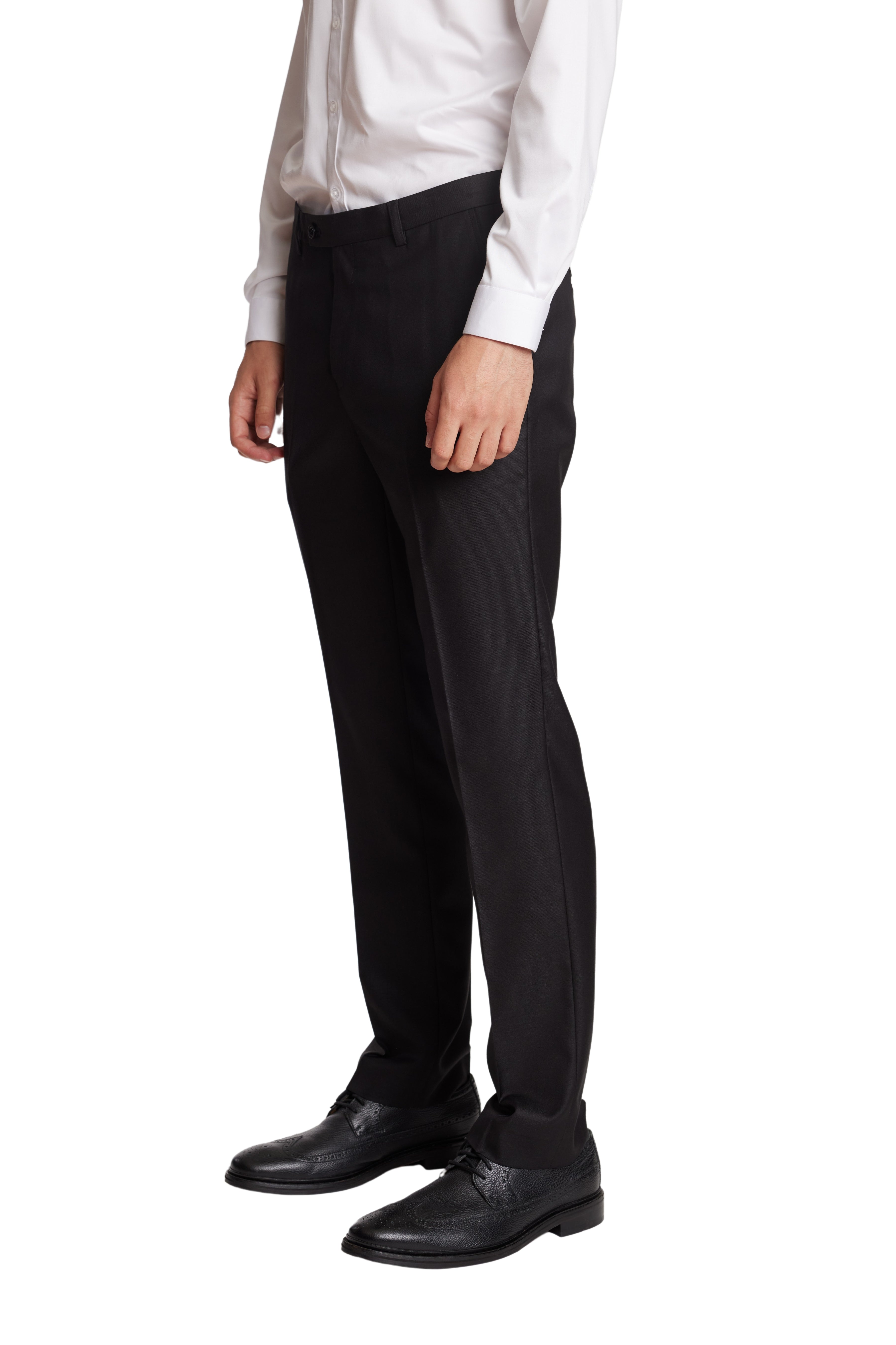 Modern Fit - Downing Pants - Soft Black Shark