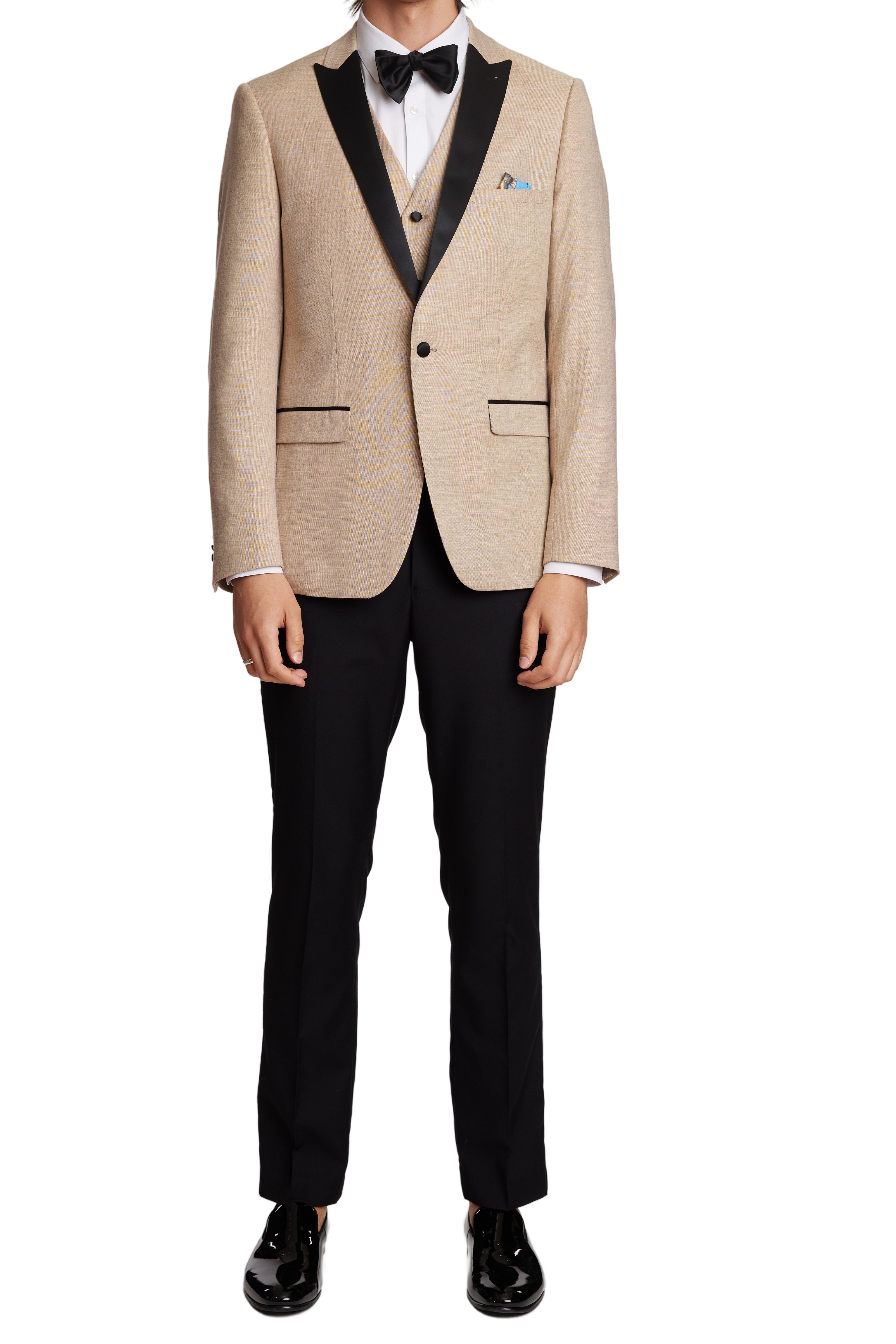 Grosvenor Peak Tux Jacket - slim - Camel Shark