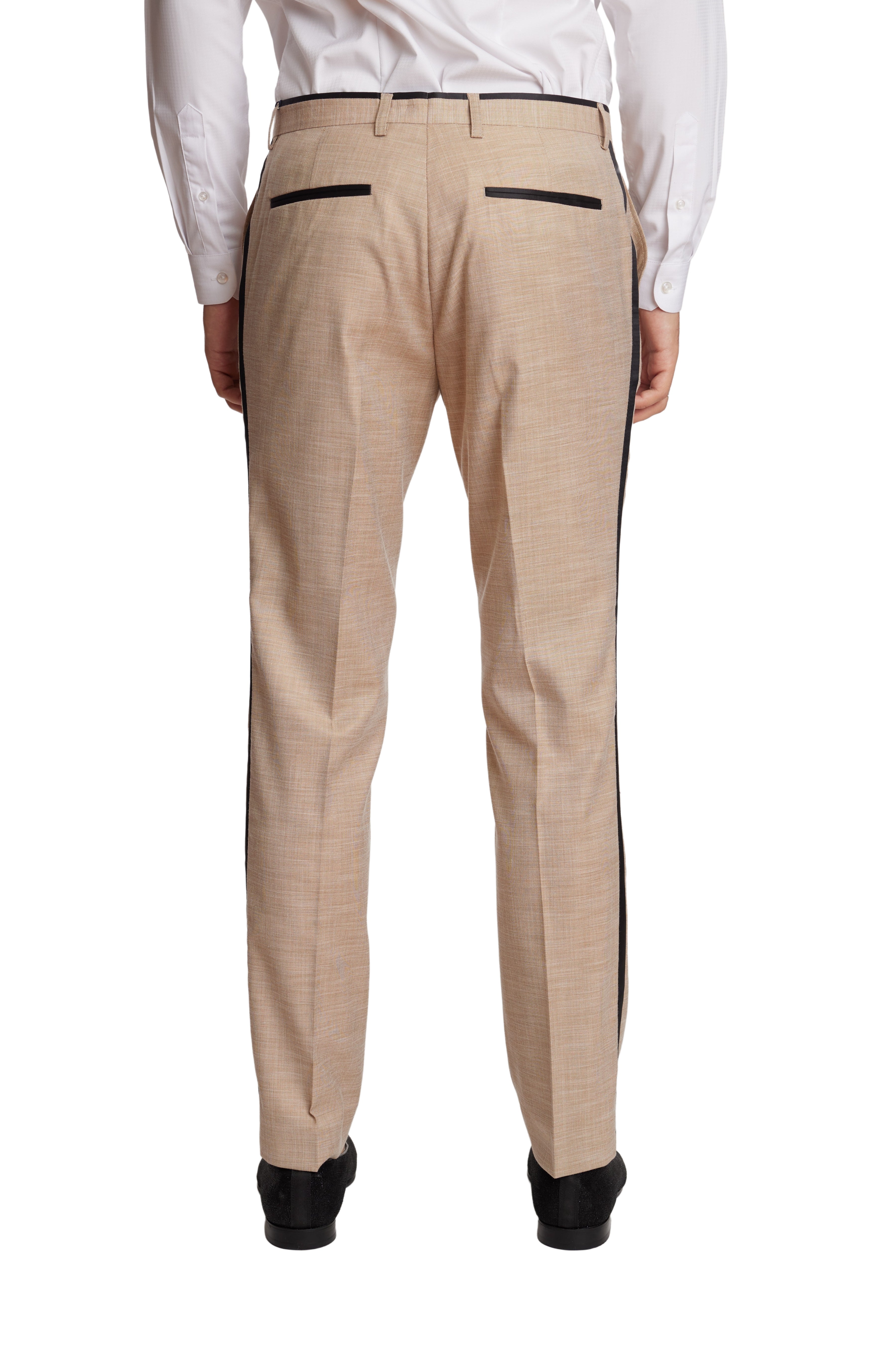 Sloane Tux Pants - slim - Camel Shark