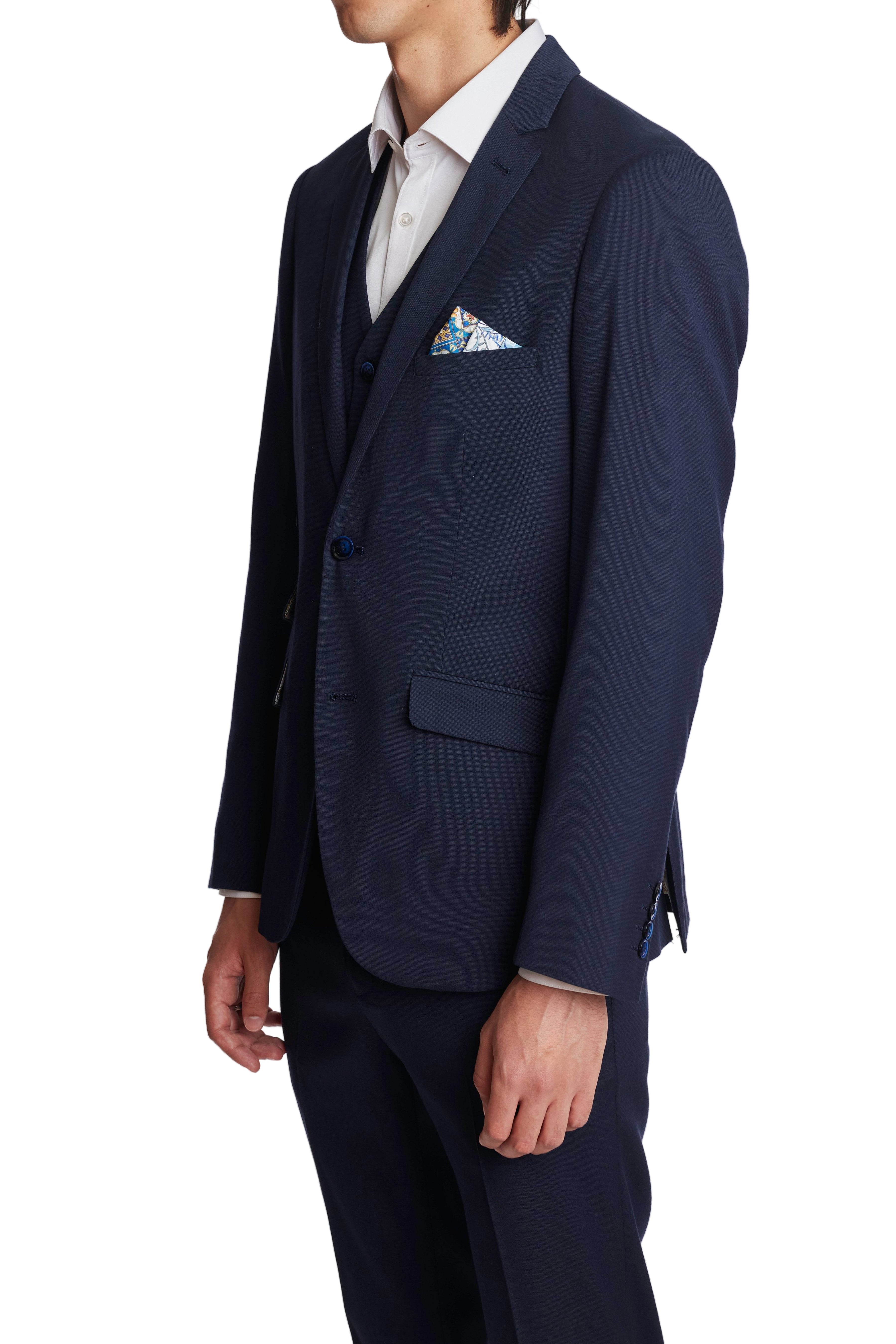 Modern Fit - Dover Notch Jacket - Naval Blue