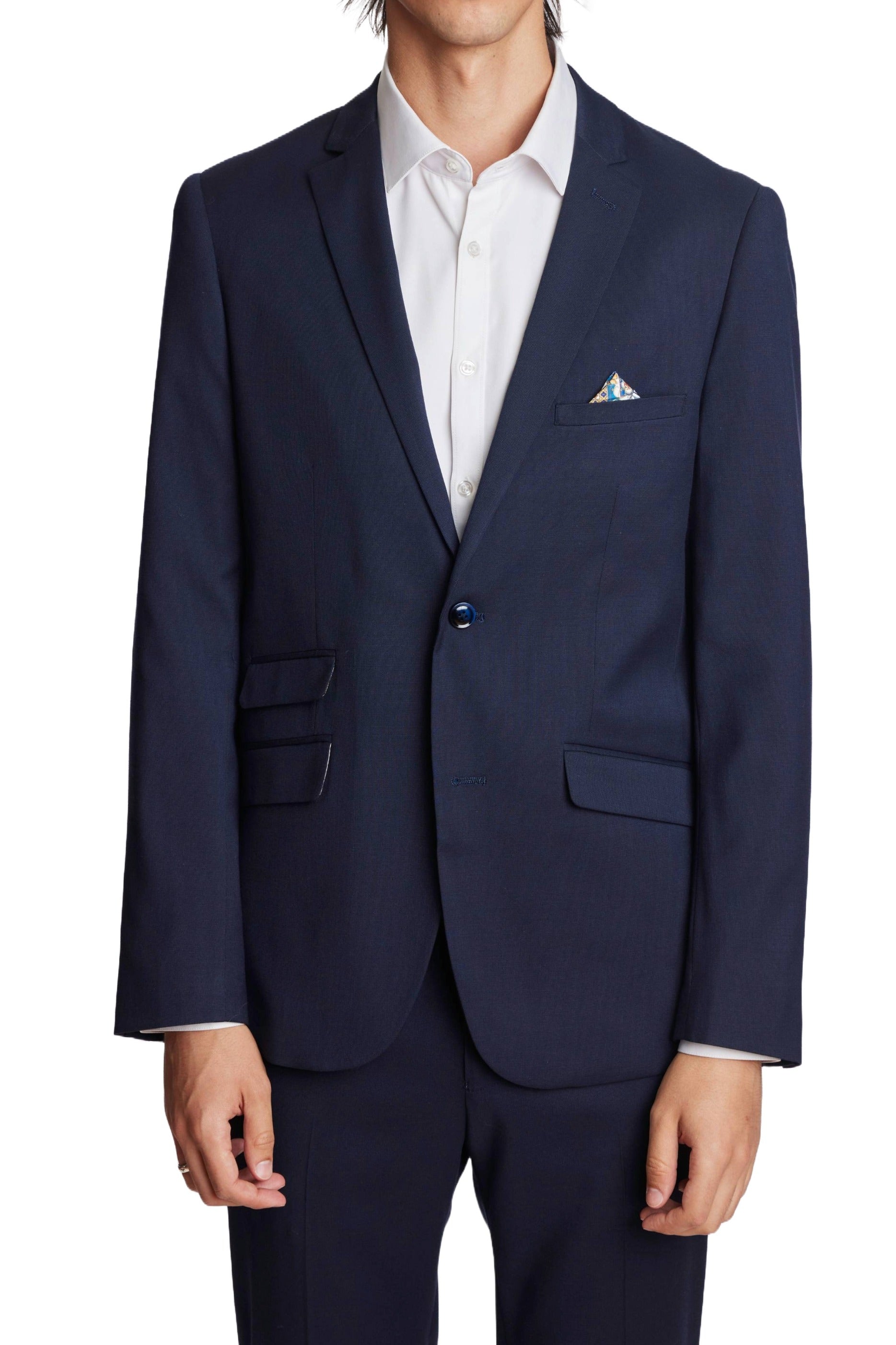 Modern Fit - Dover Notch Jacket - Naval Blue