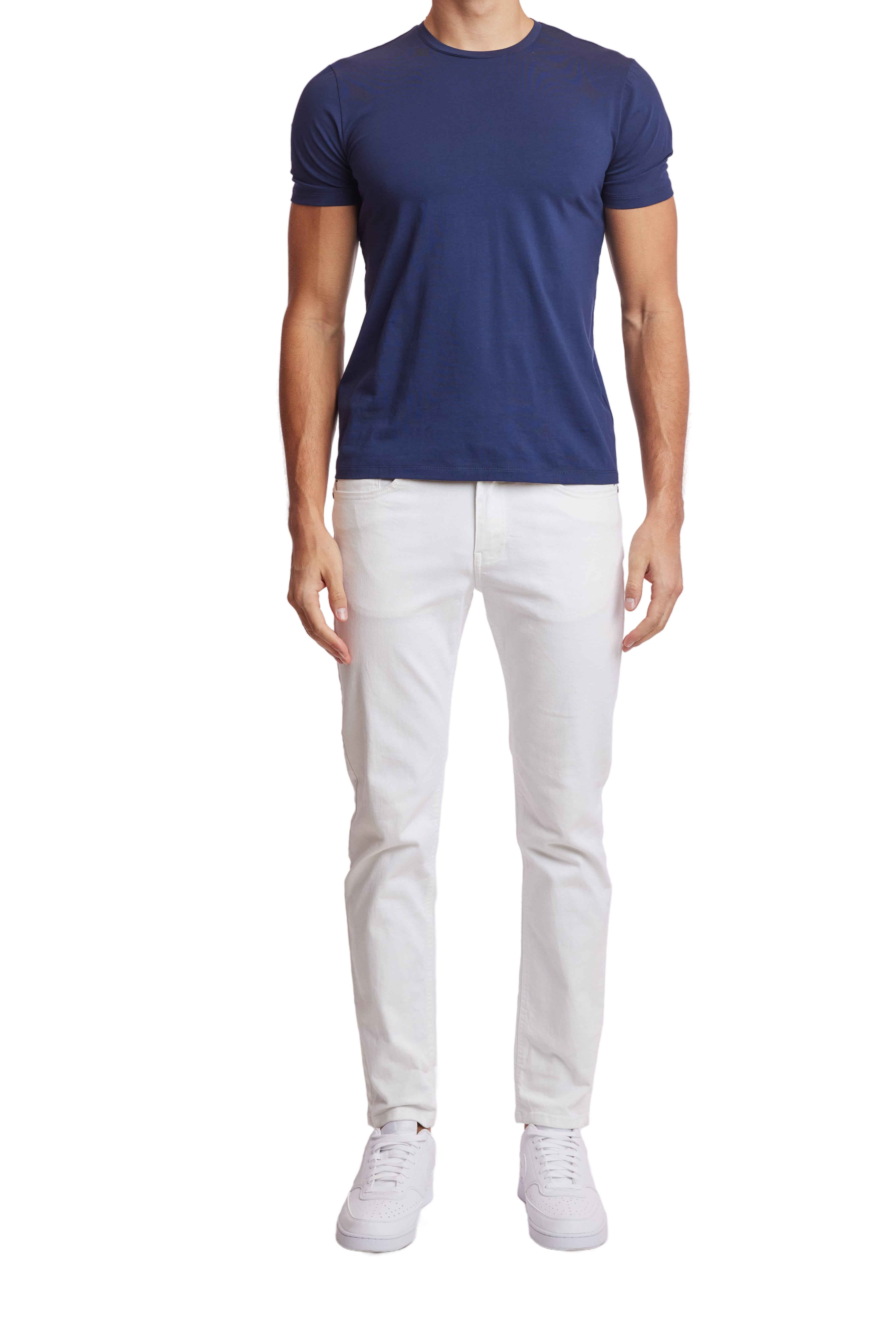 Lucas Crew T-shirt - Navy Blue