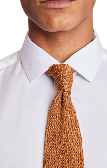 Stanley Knit Tie - Caramello