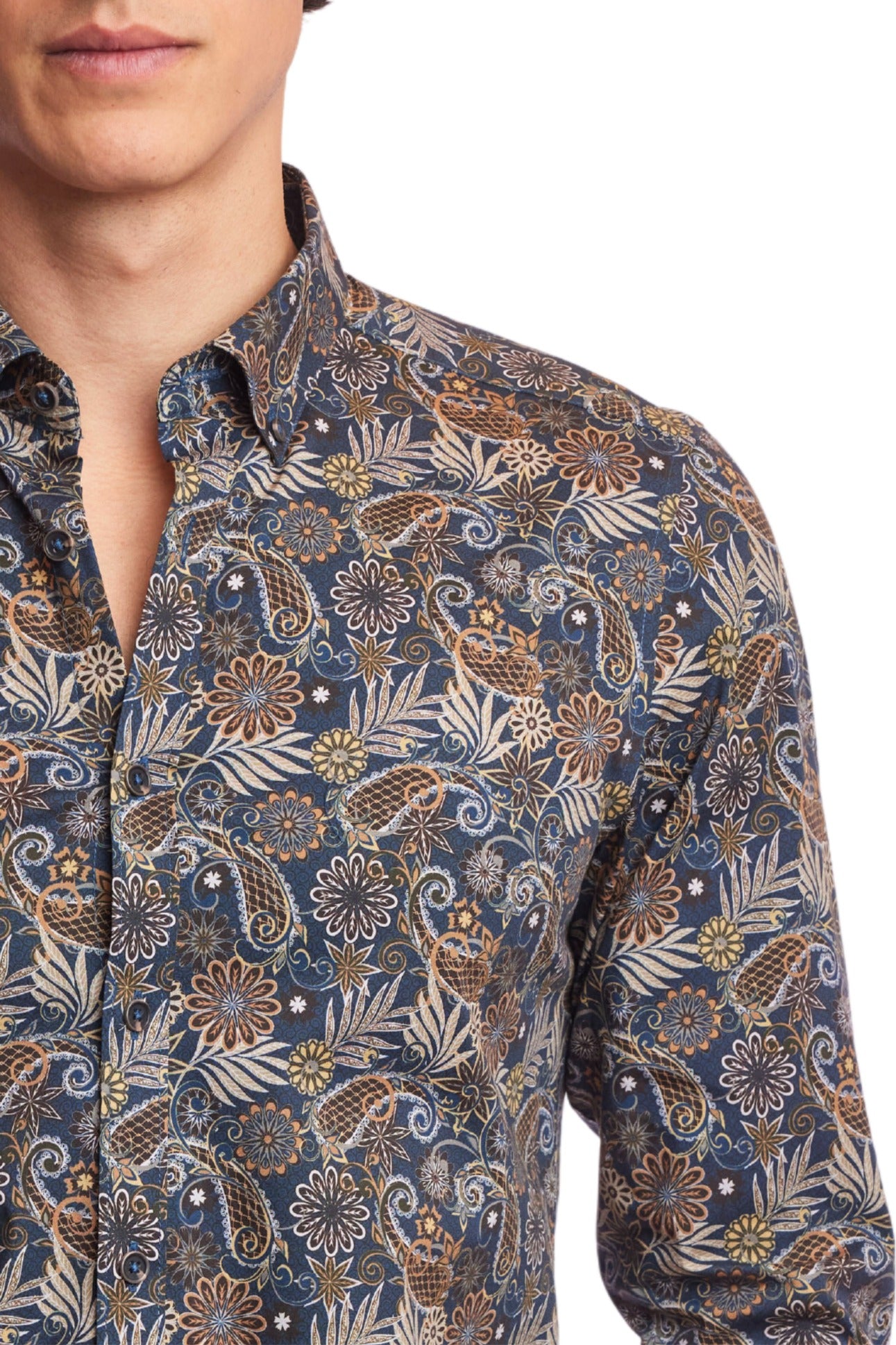 Brian Button Down Shirt - Spirograph