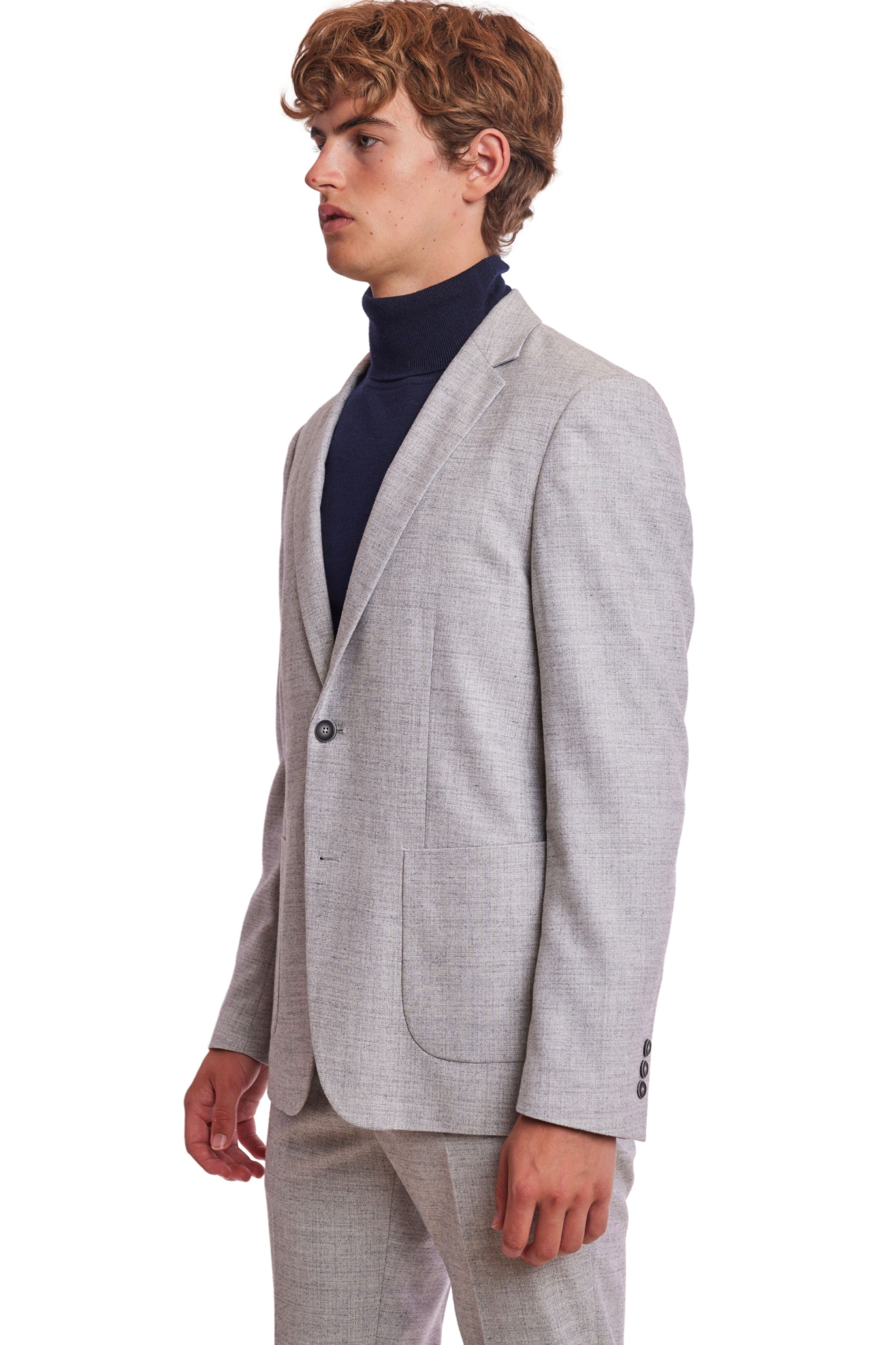 Edin Sport Jacket - slim - Lt Winter Grey