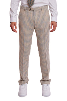  Downing Pants - slim - Grey Wht Yell Gingham