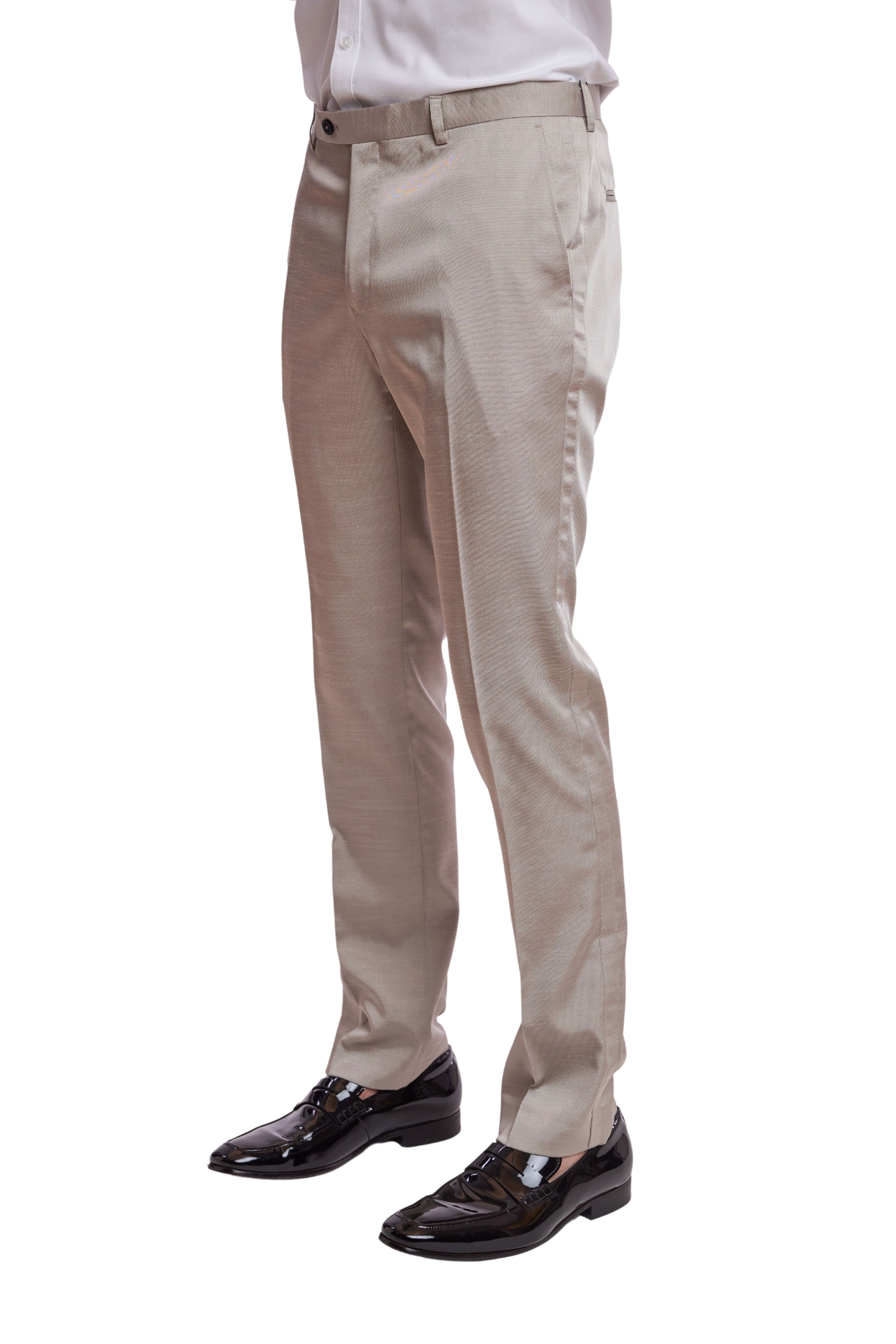 Sloane Tuxedo Pants - slim - Sable Beige