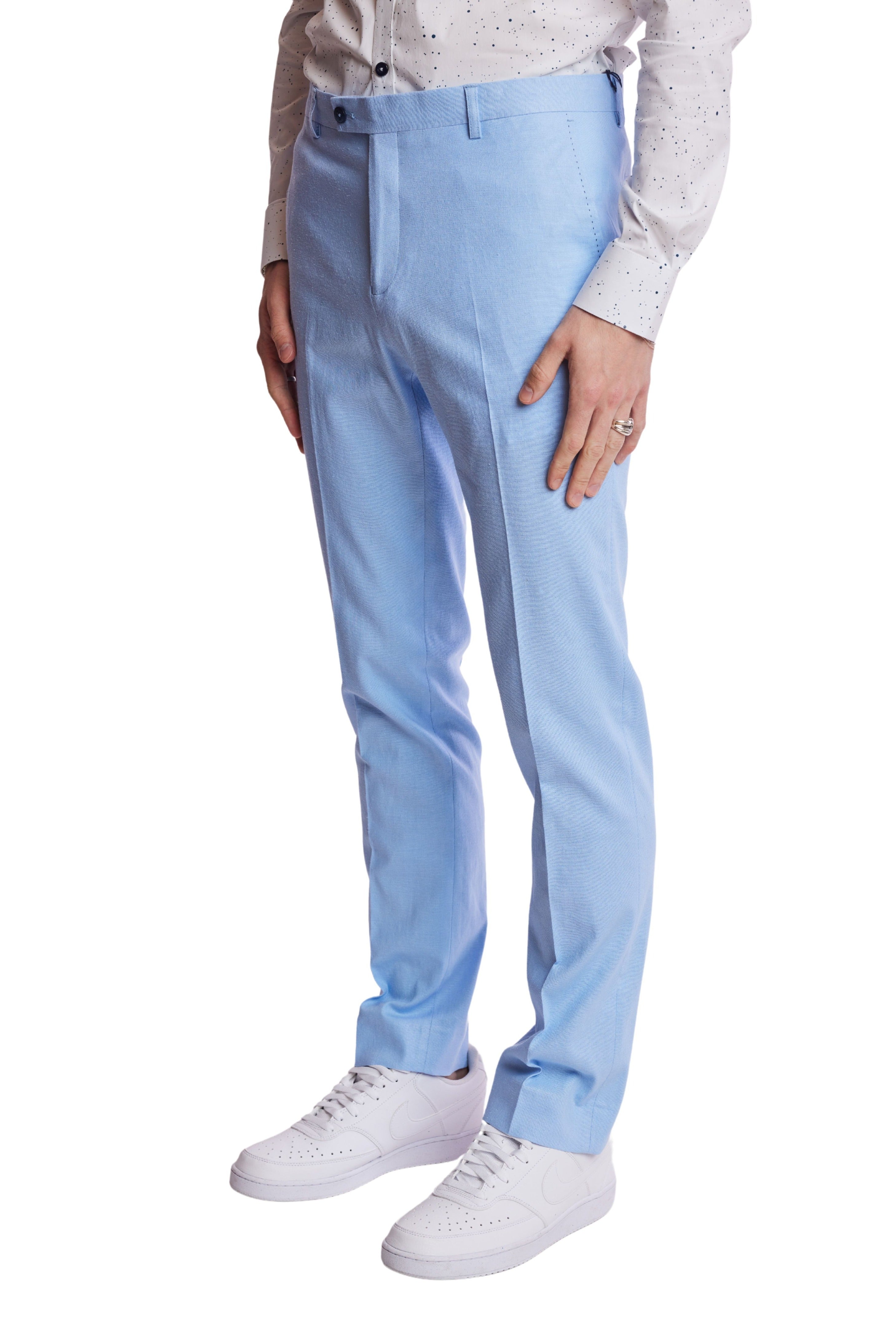 Downing Pants - slim - Baby Blue