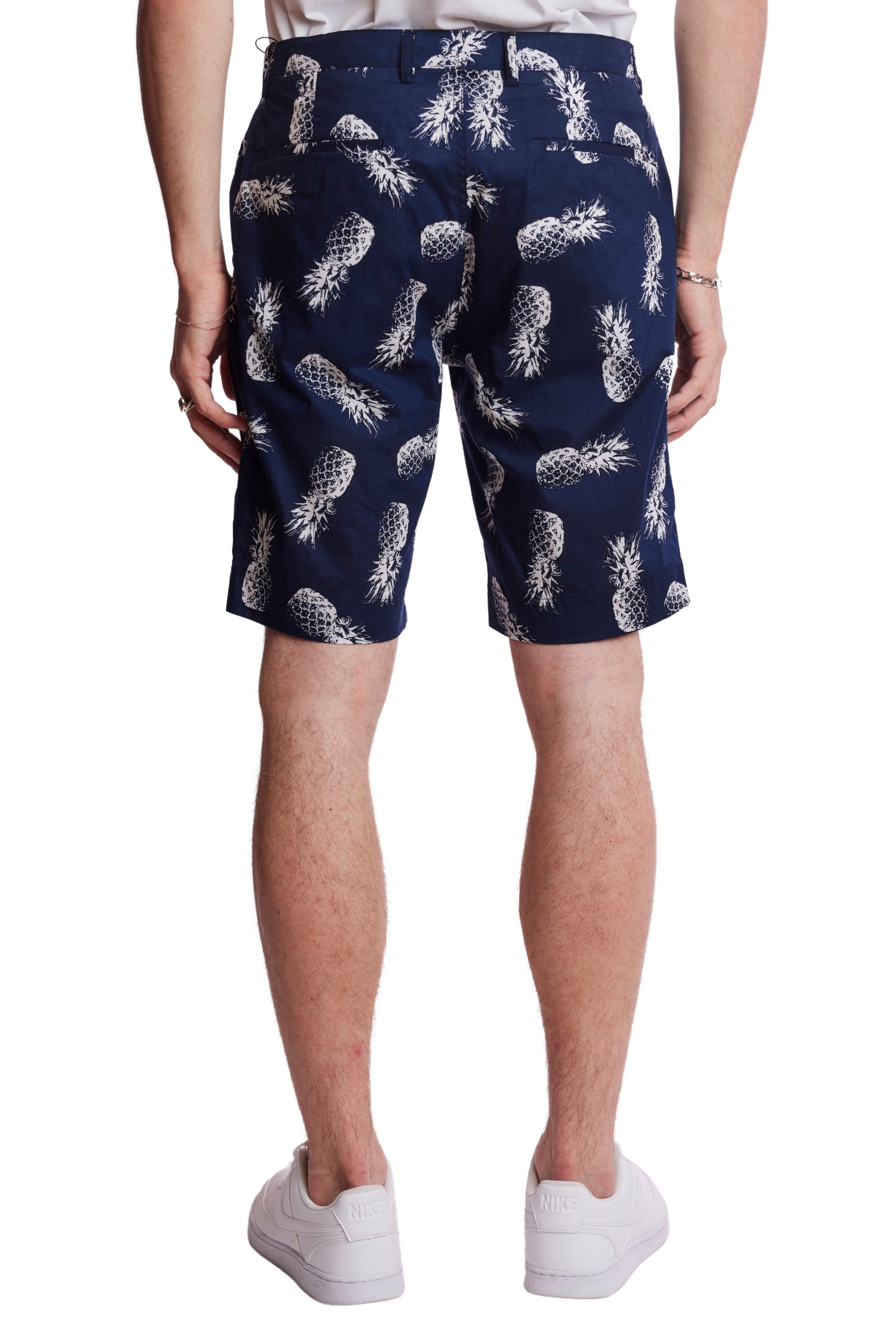 Felix Shorts - slim - Navy Pineapple