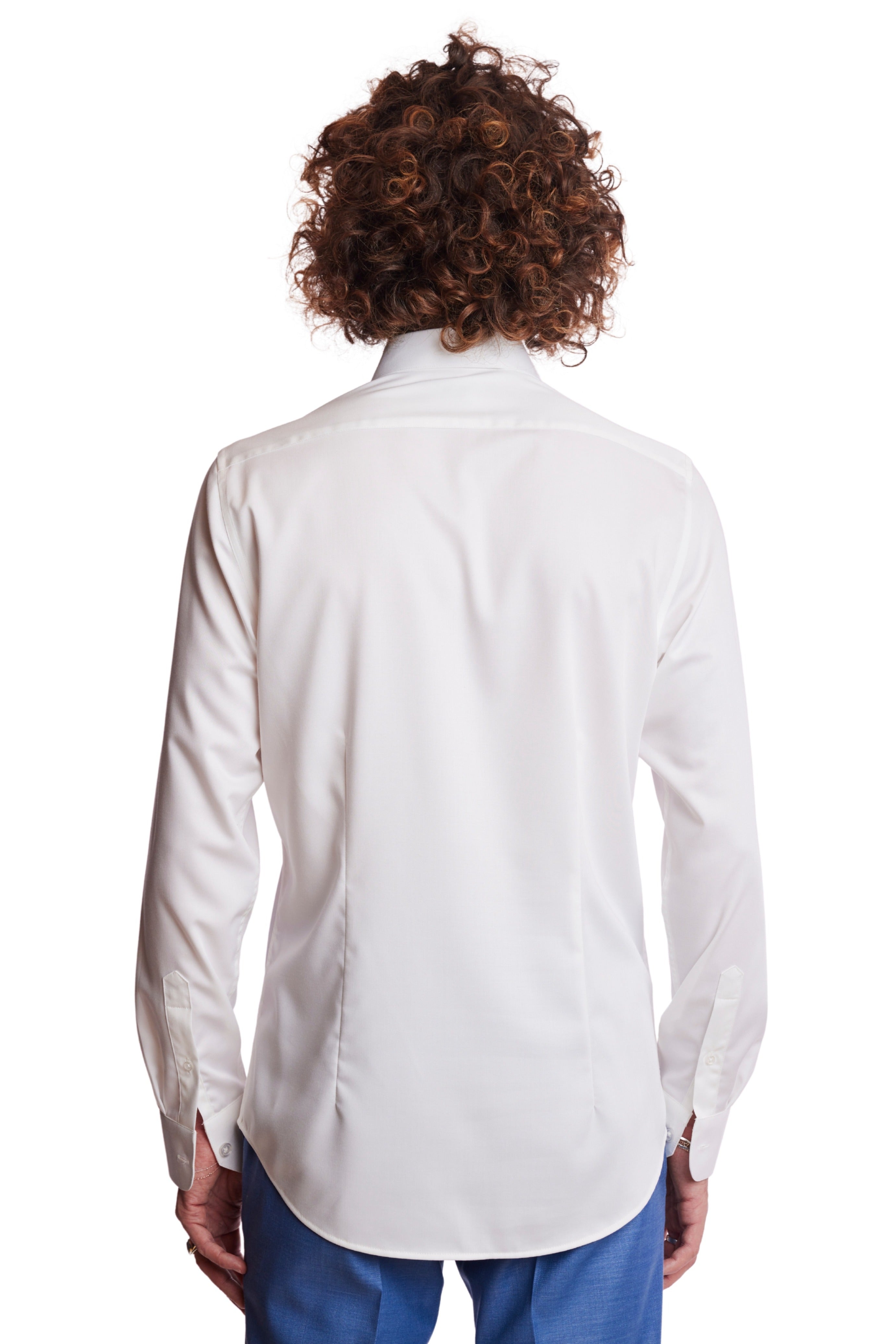 Parker Pointed Collar Shirt - White