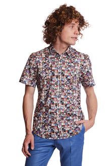  S/S Sawyer shirt - Colorful Squares