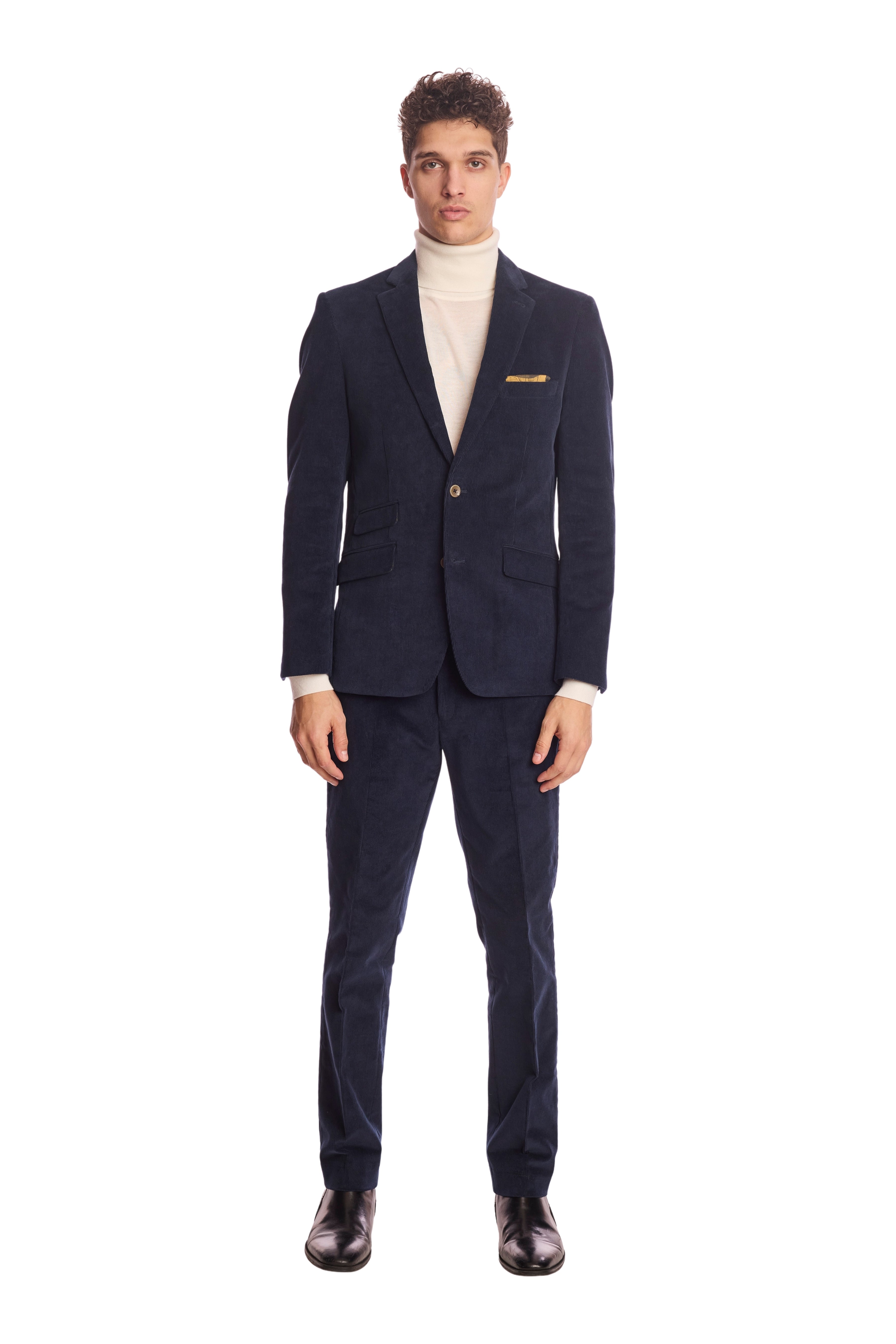 Dover Notch Jacket - slim - Deep Navy Cord