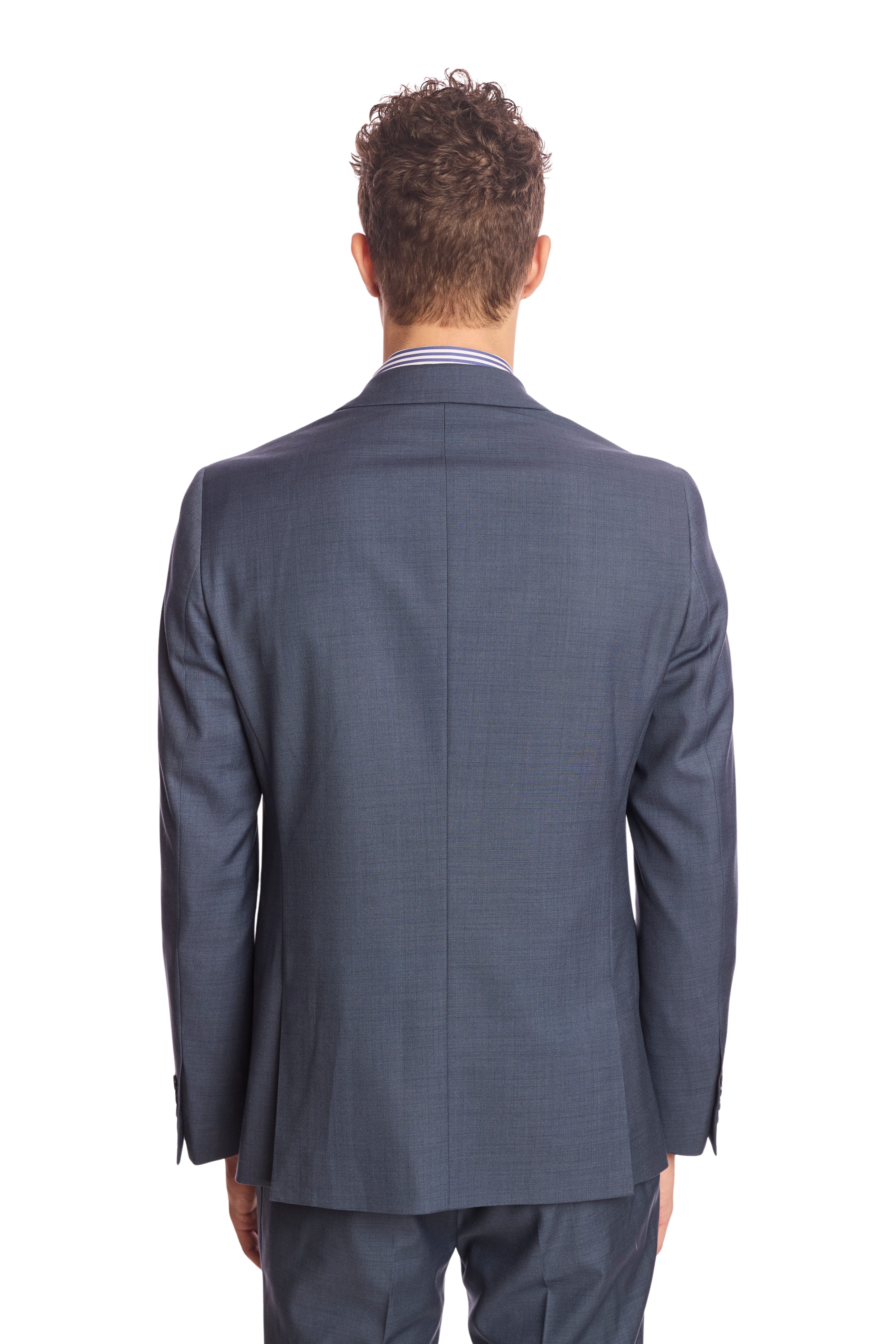 Dover Notch Jacket - slim - Dark Grey Blue