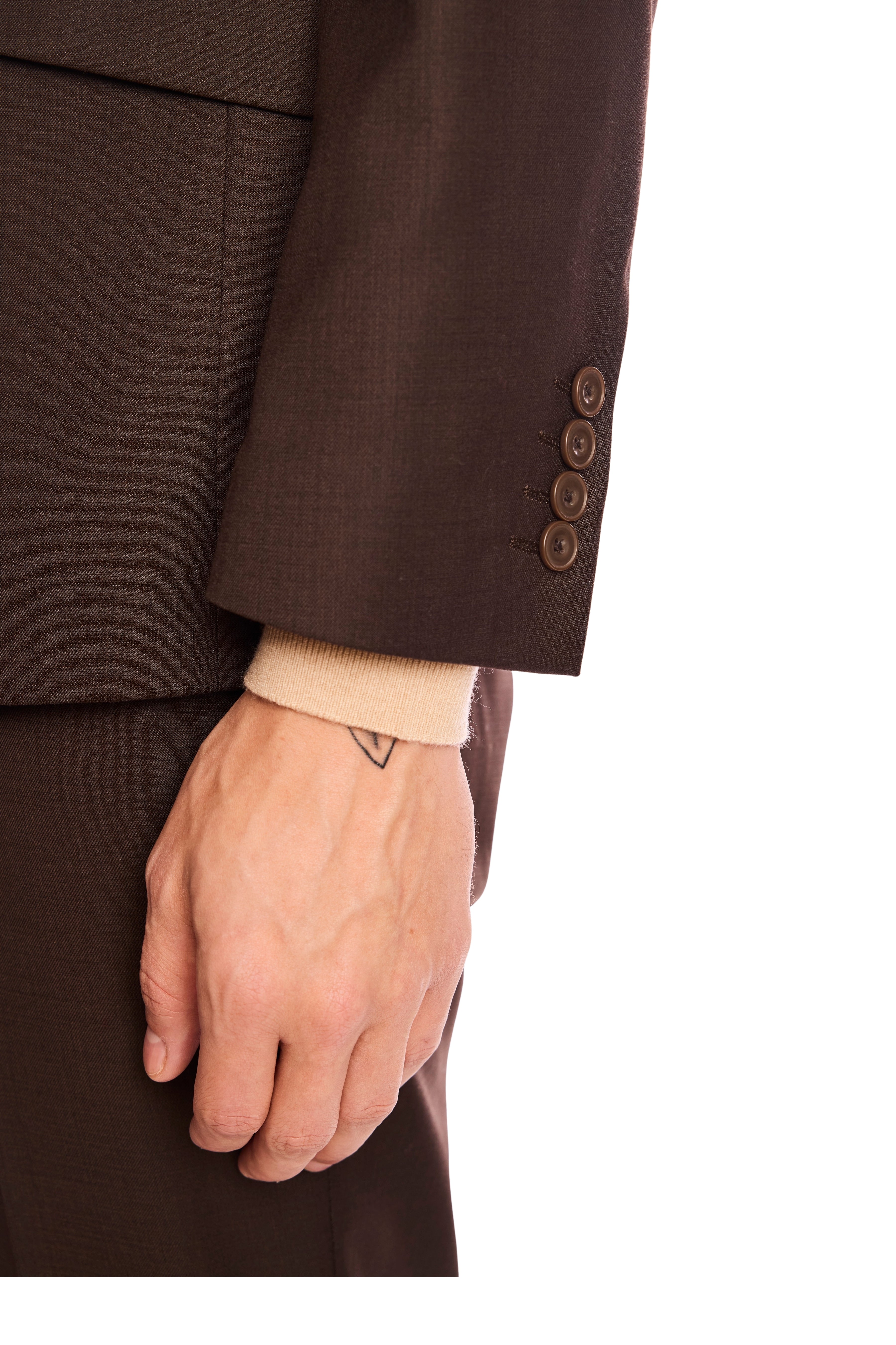 Dover Notch Jacket - slim - Dark Chocolate