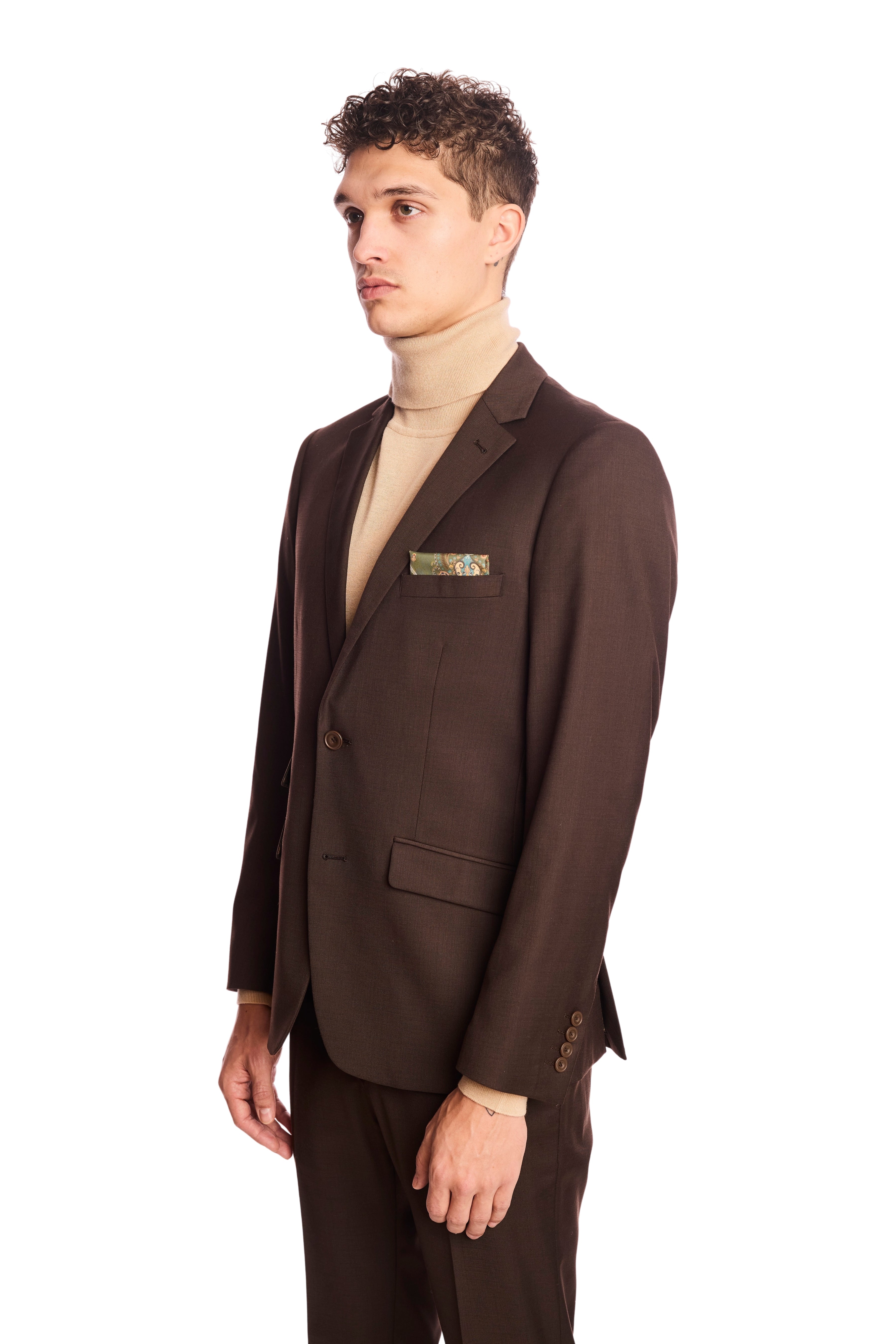 Dover Notch Jacket - slim - Dk Chocolate