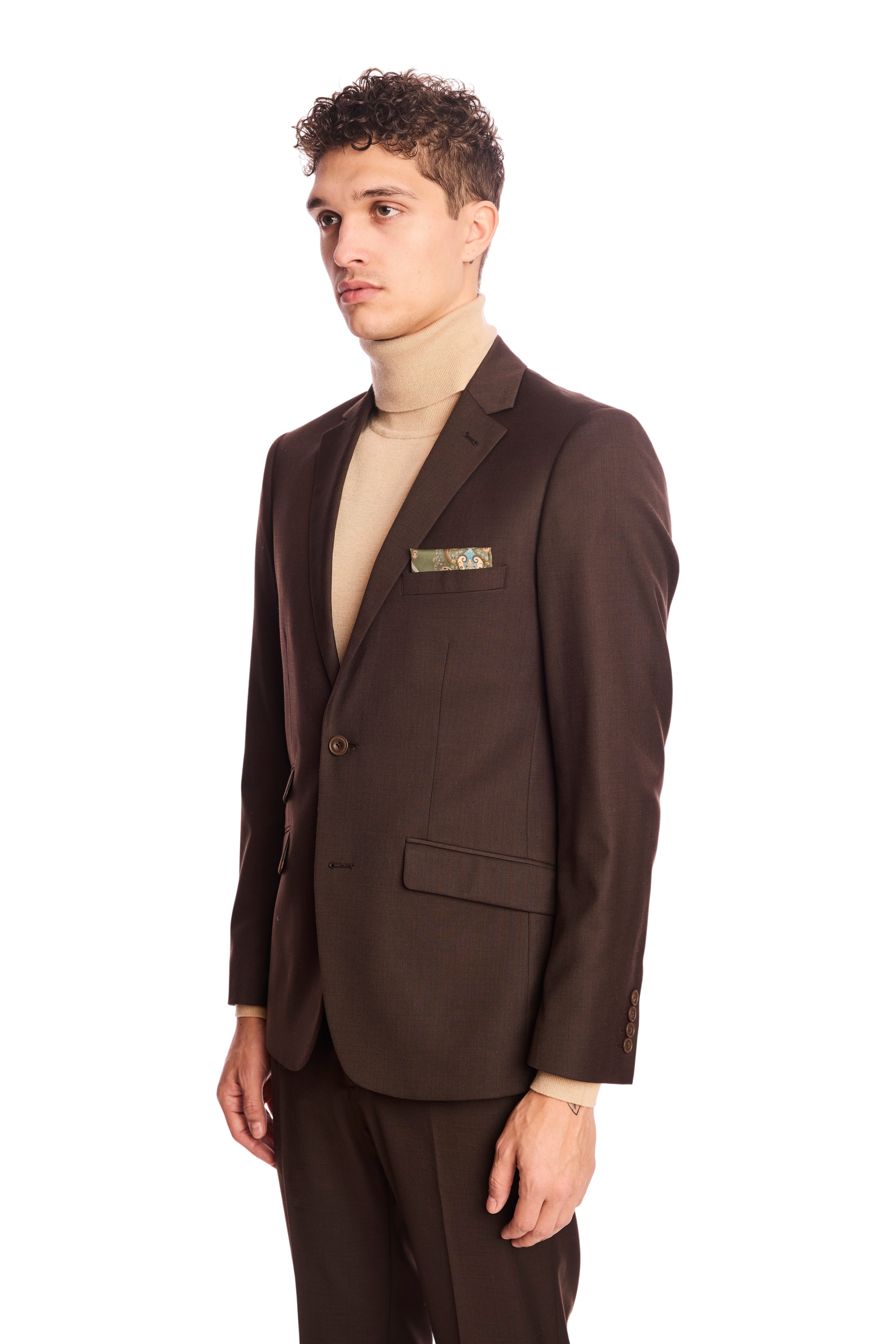 Dover Notch Jacket - slim - Dk Chocolate