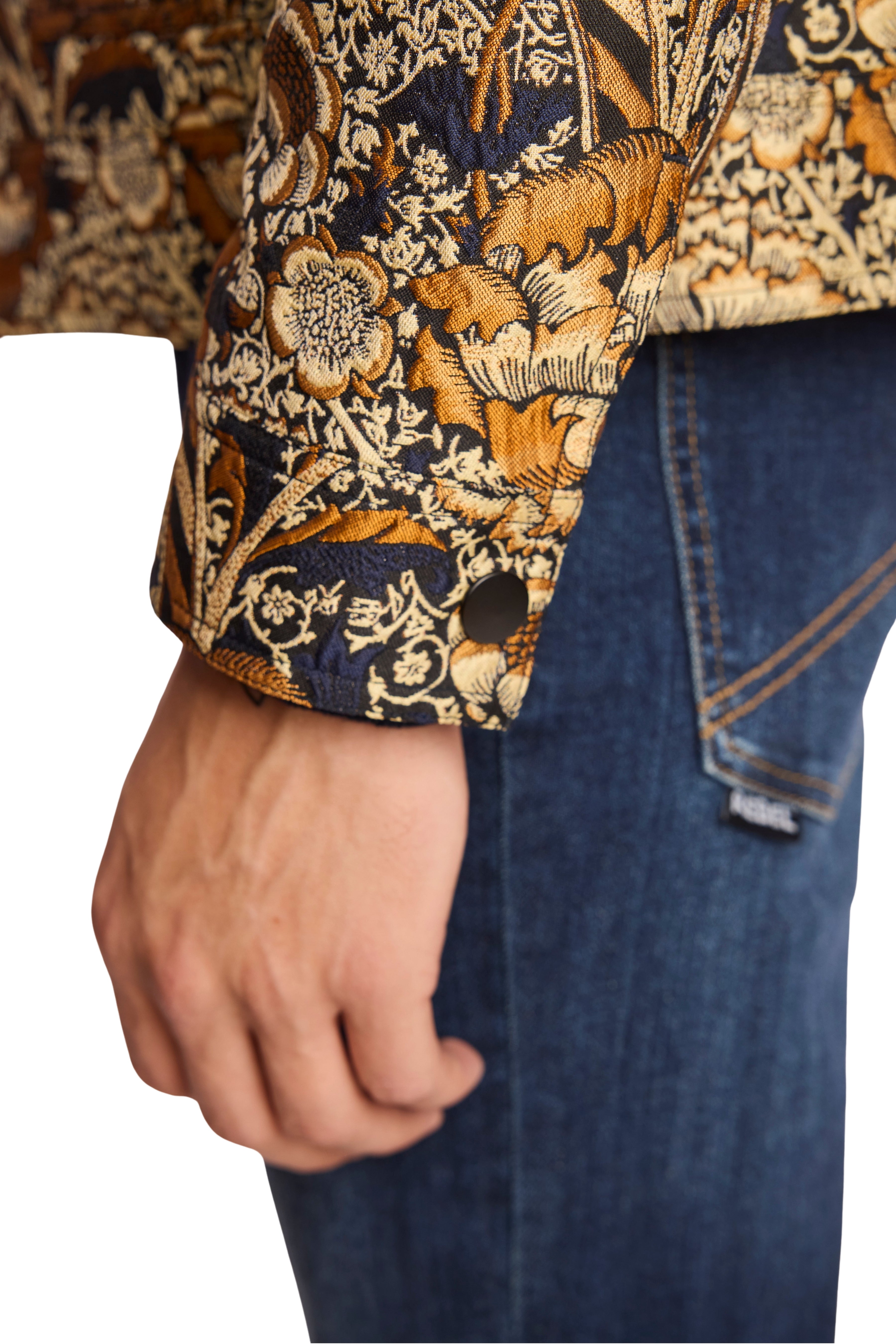 Milo Bomber Jacket - Golden Navy Multi