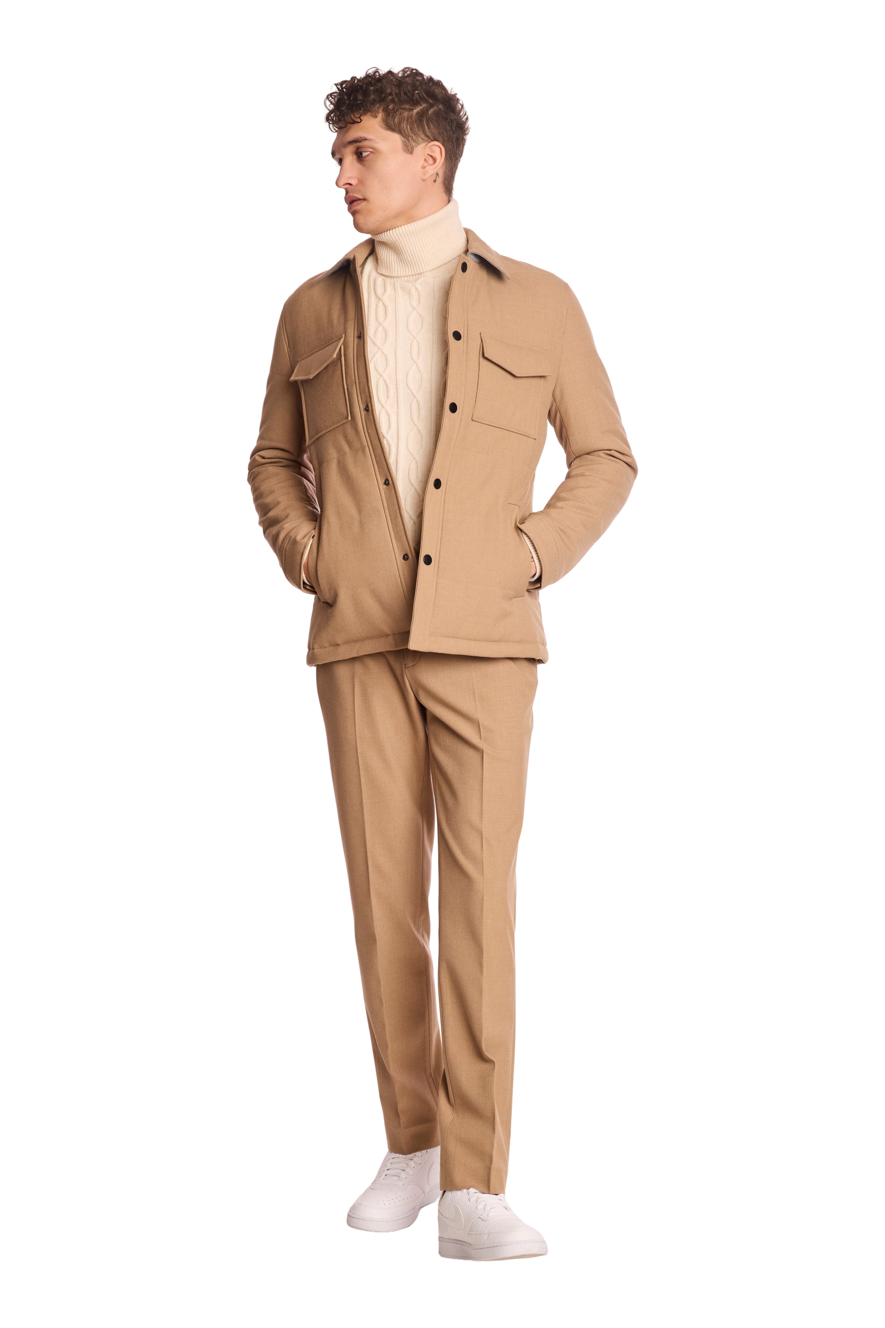 Quincy Quilted Jacket - Light Camel