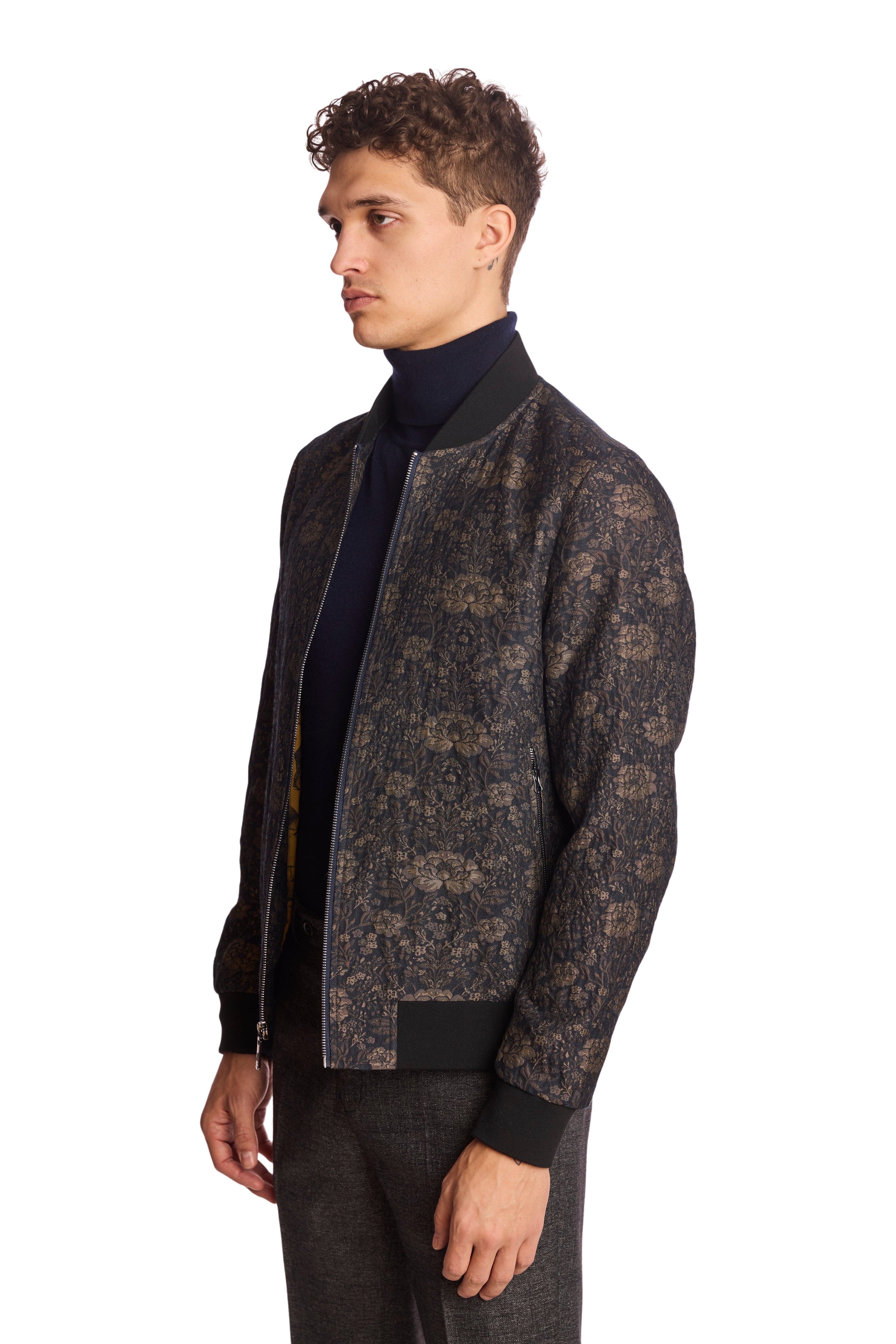 Hyde Bomber Jacket - Blue Multi