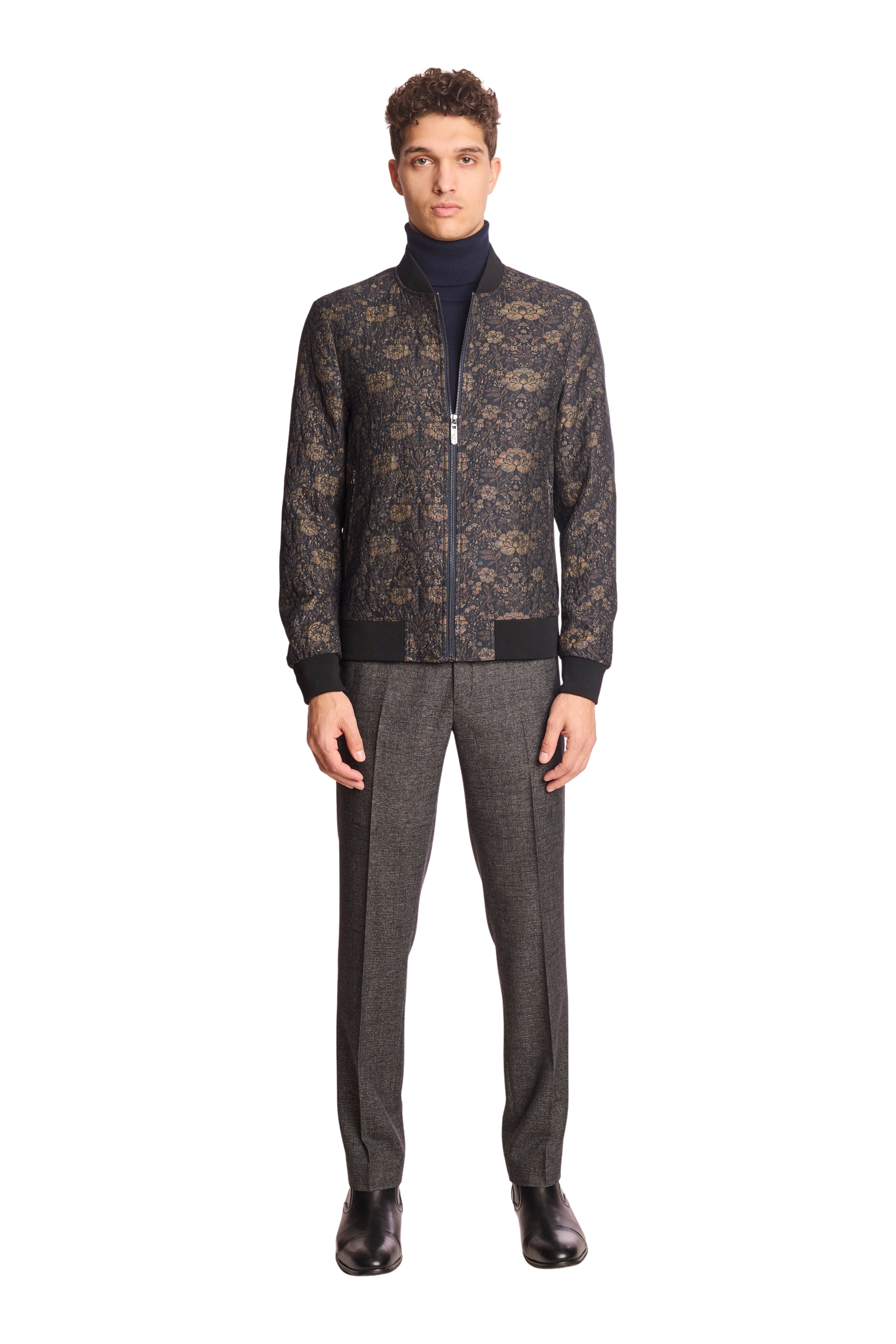 Hyde Bomber Jacket - Blue Multi