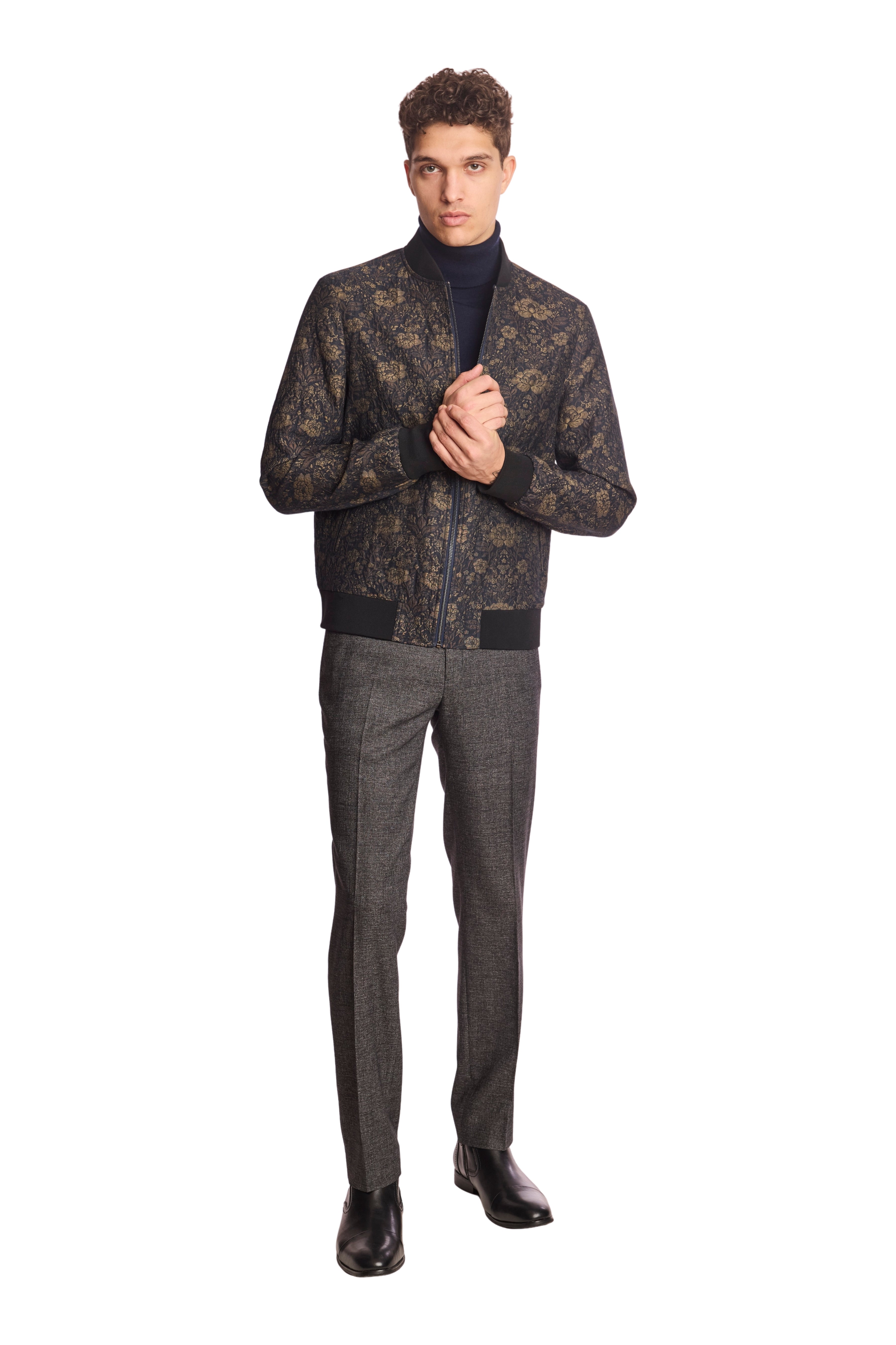 Hyde Bomber Jacket - Blue Multi