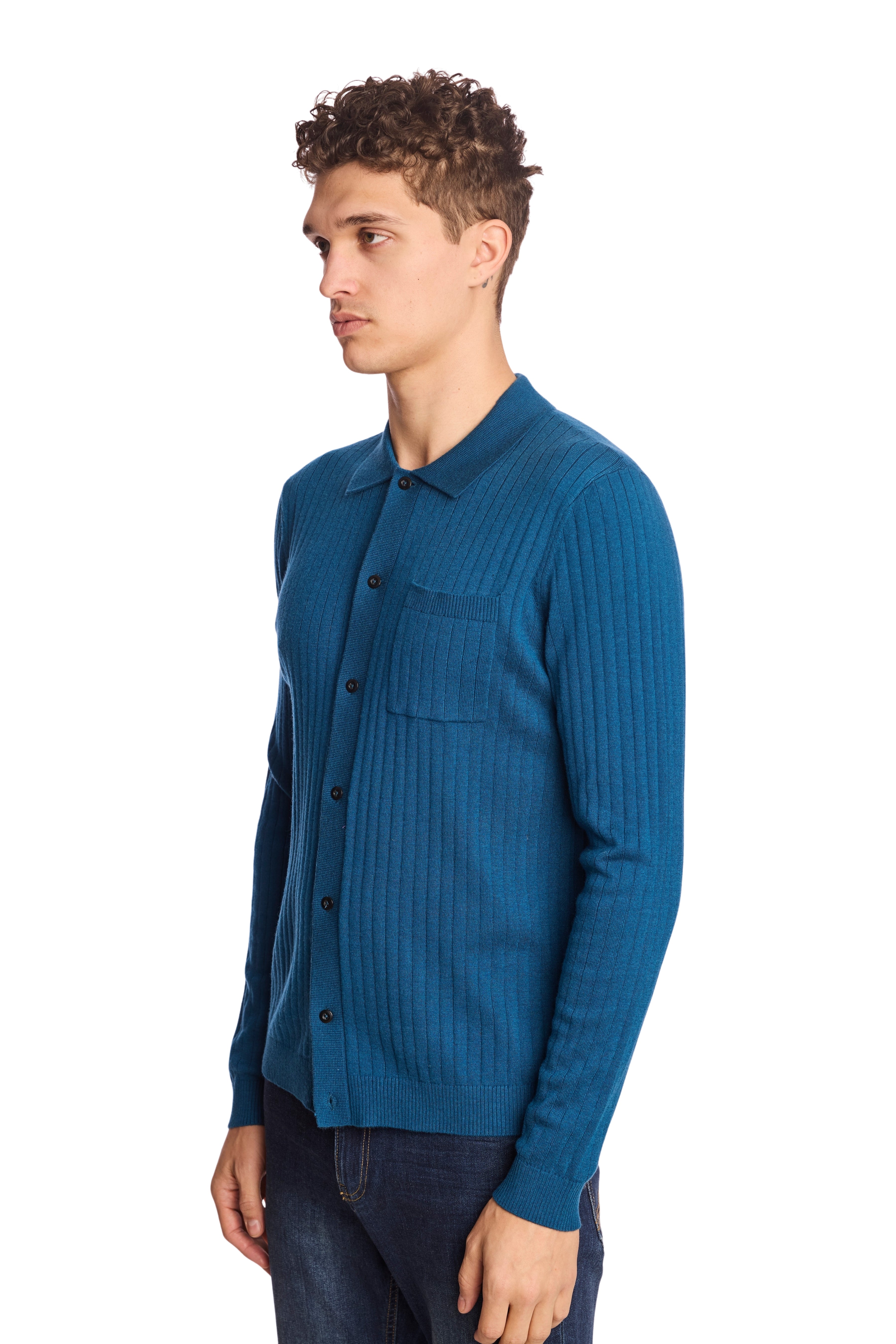 Full Placket Polo - Transformative Teal
