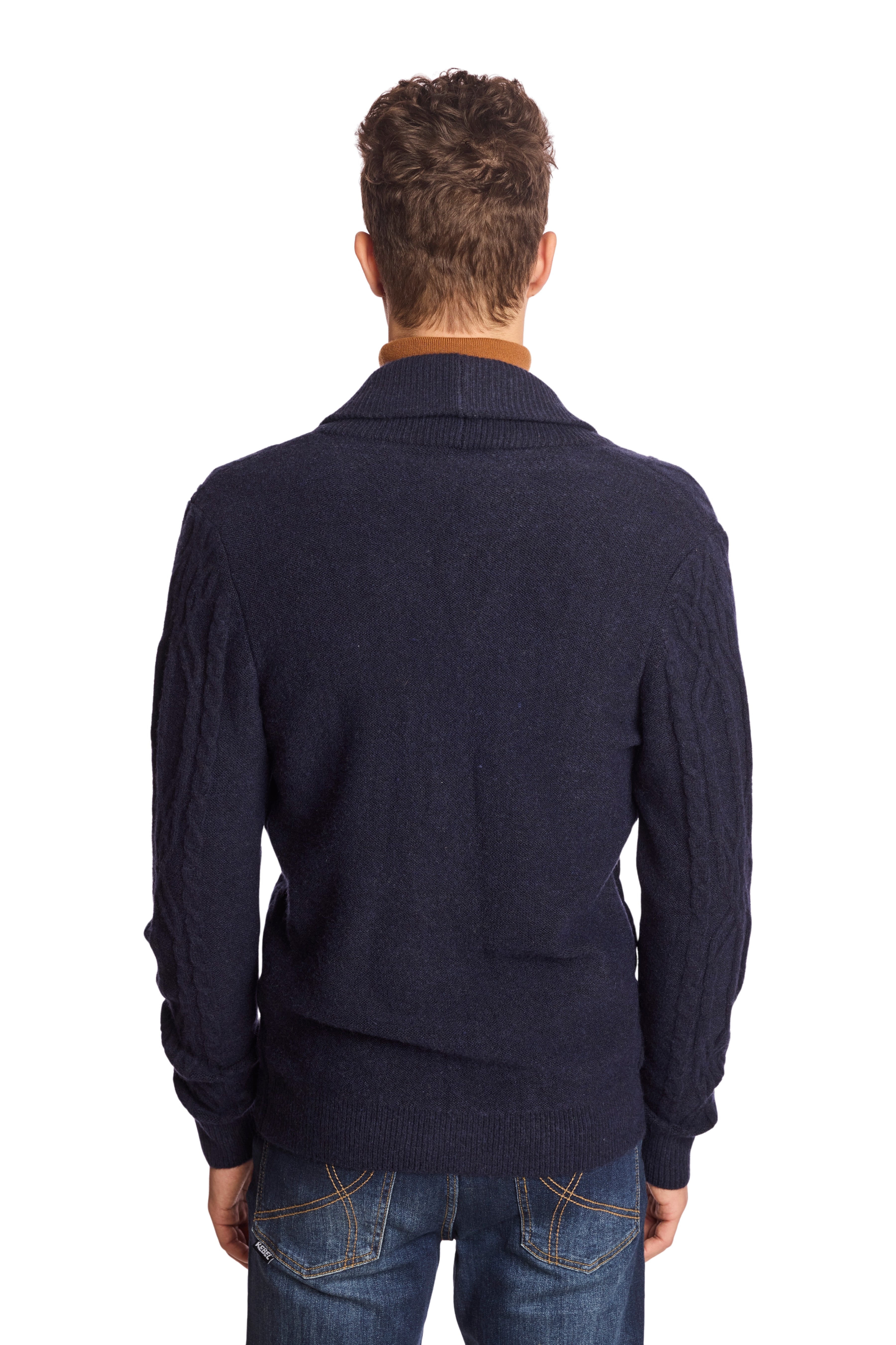 Shawl Collar Cardigan - Midnight Navy