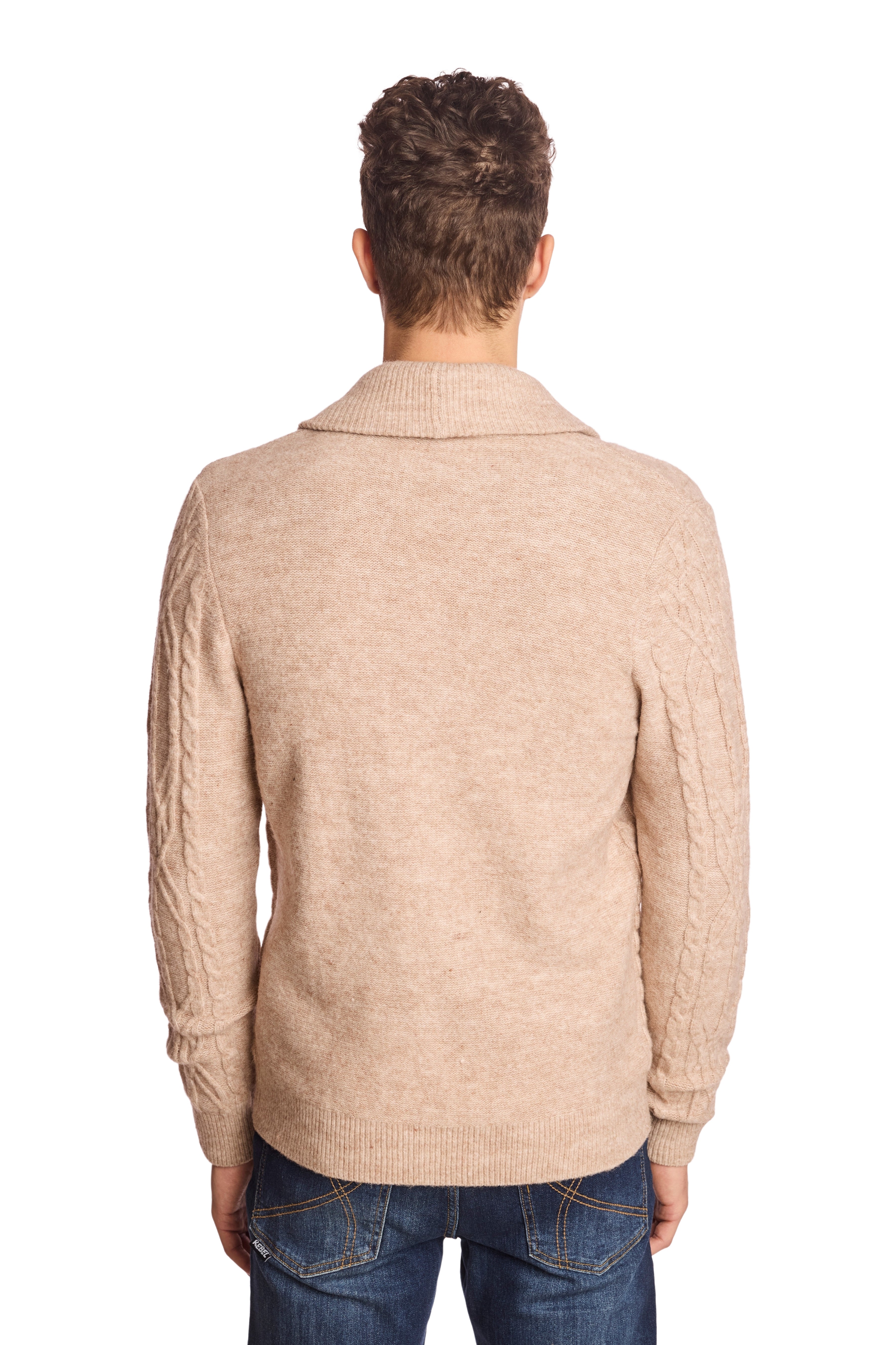 Shawl Collar Cardigan - Mist