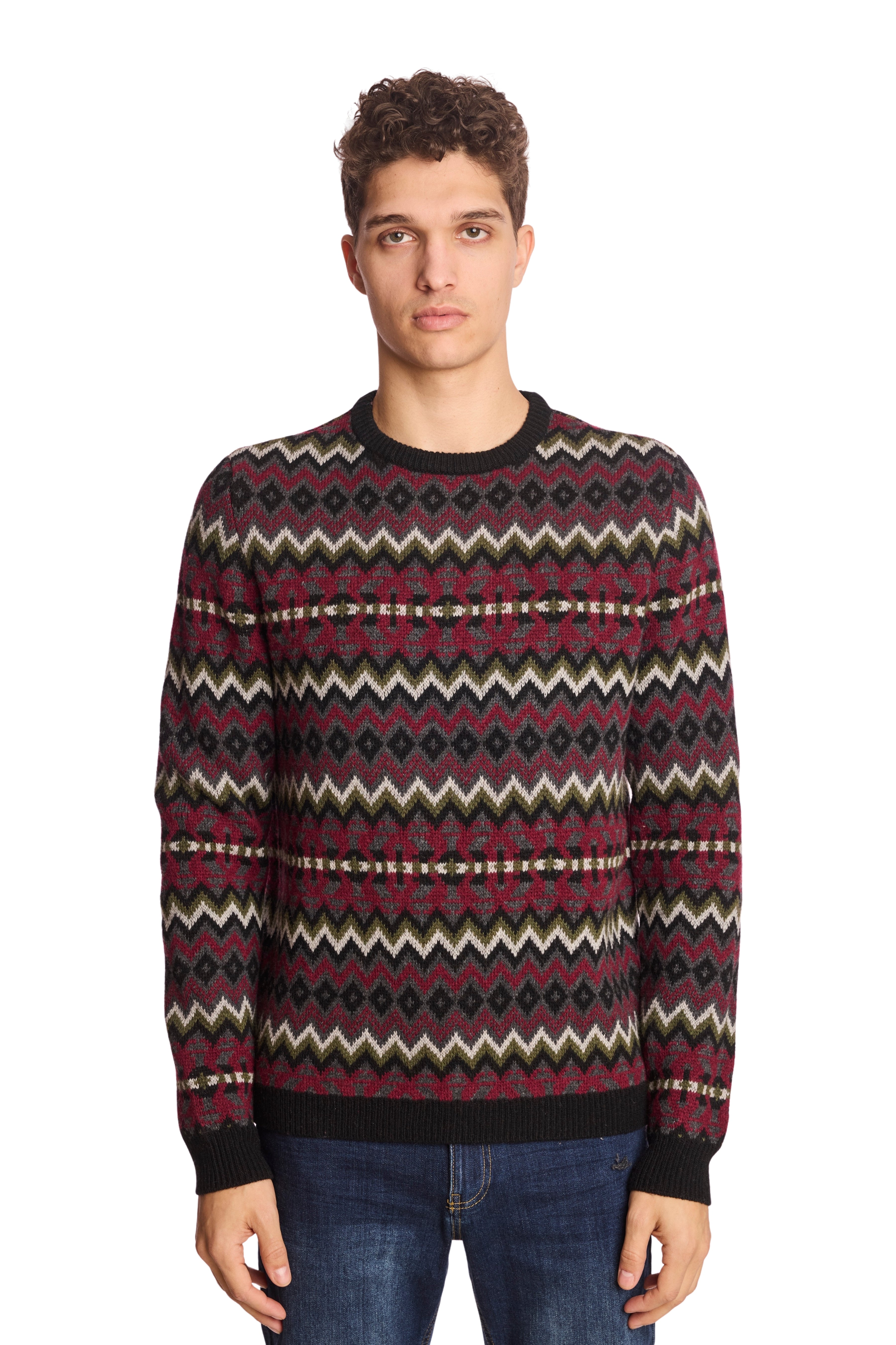 Crewneck Sweater - Black Cherries