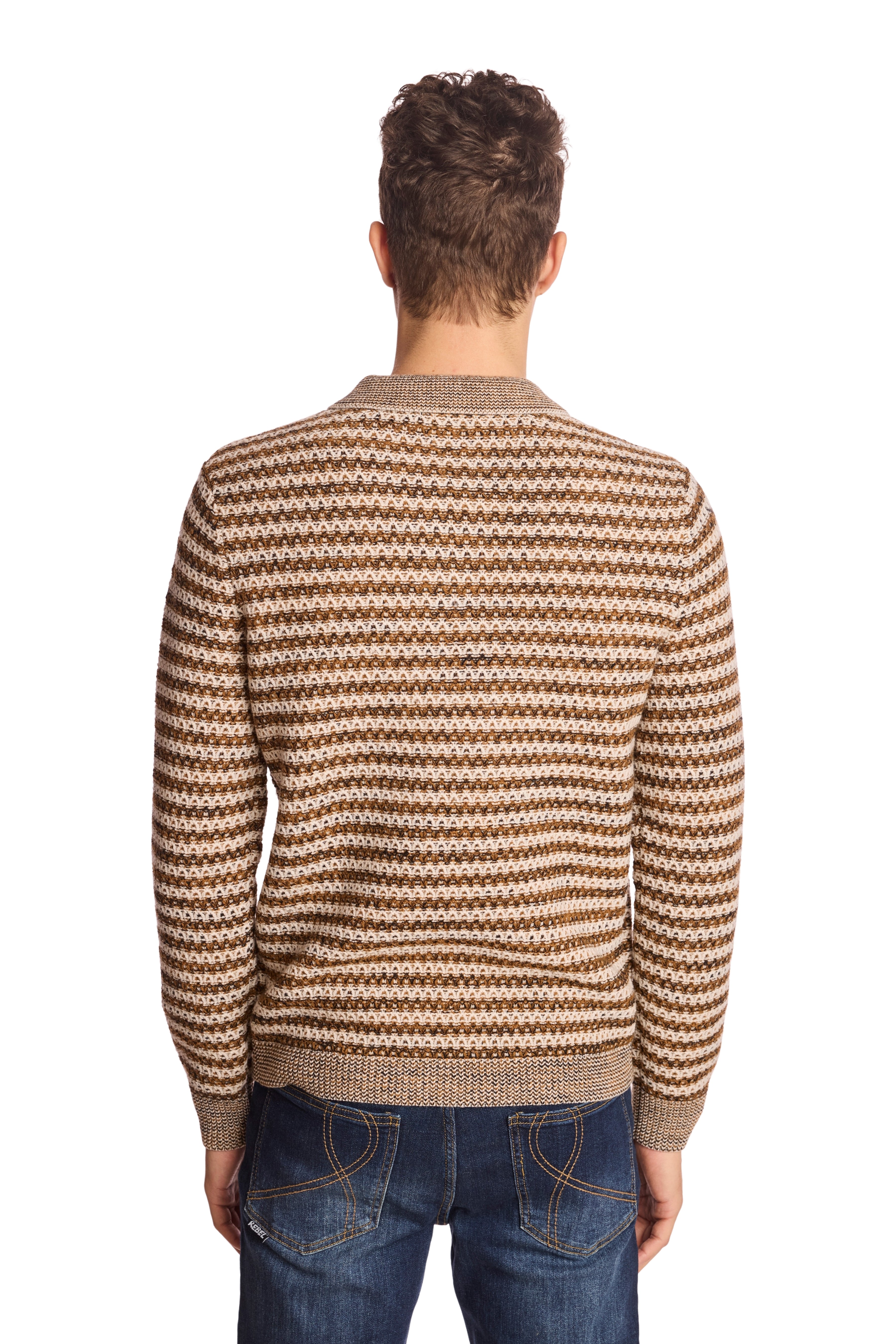 3-Button Polo - Coffee Cream