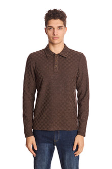  3-Button Polo - Chocolate Coffee