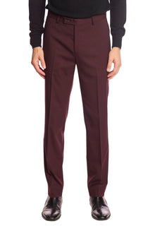  Downing pants - slim - Burgundy Winter Wine
