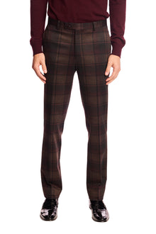  Downing pants - slim - Boysenberry Plaid