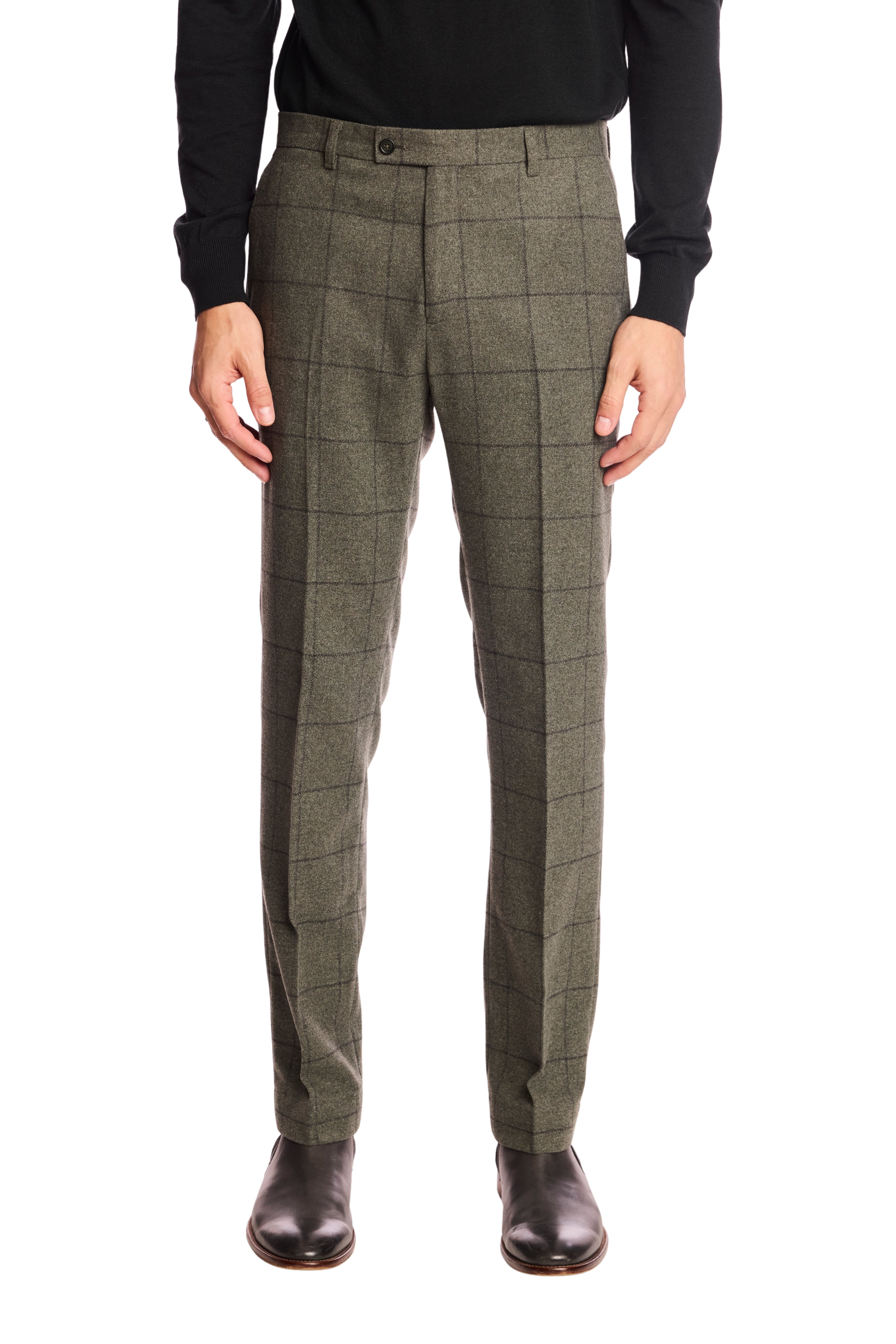 Downing pants - slim - Sage Windowpane