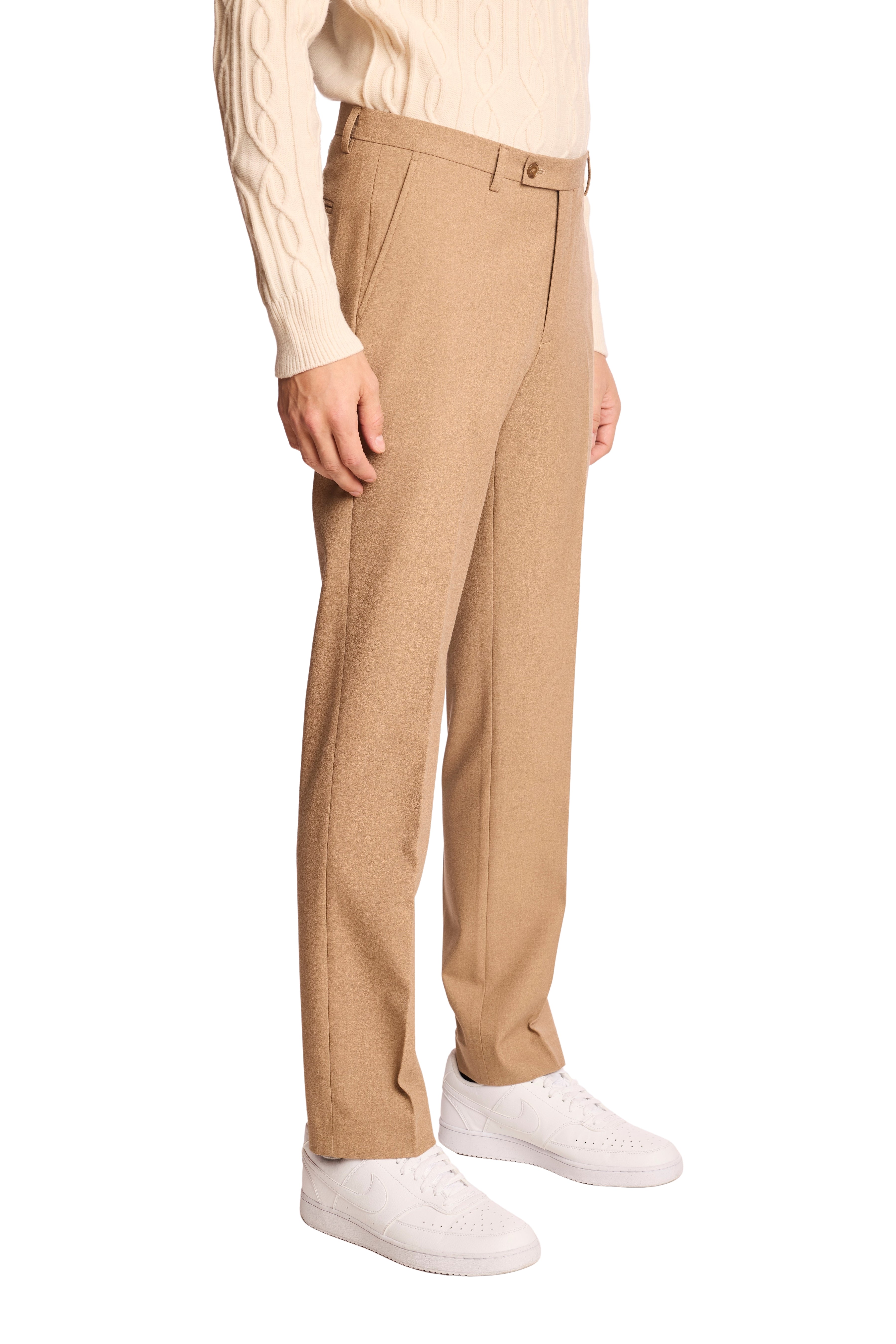 Downing Pants - slim - Light Camel