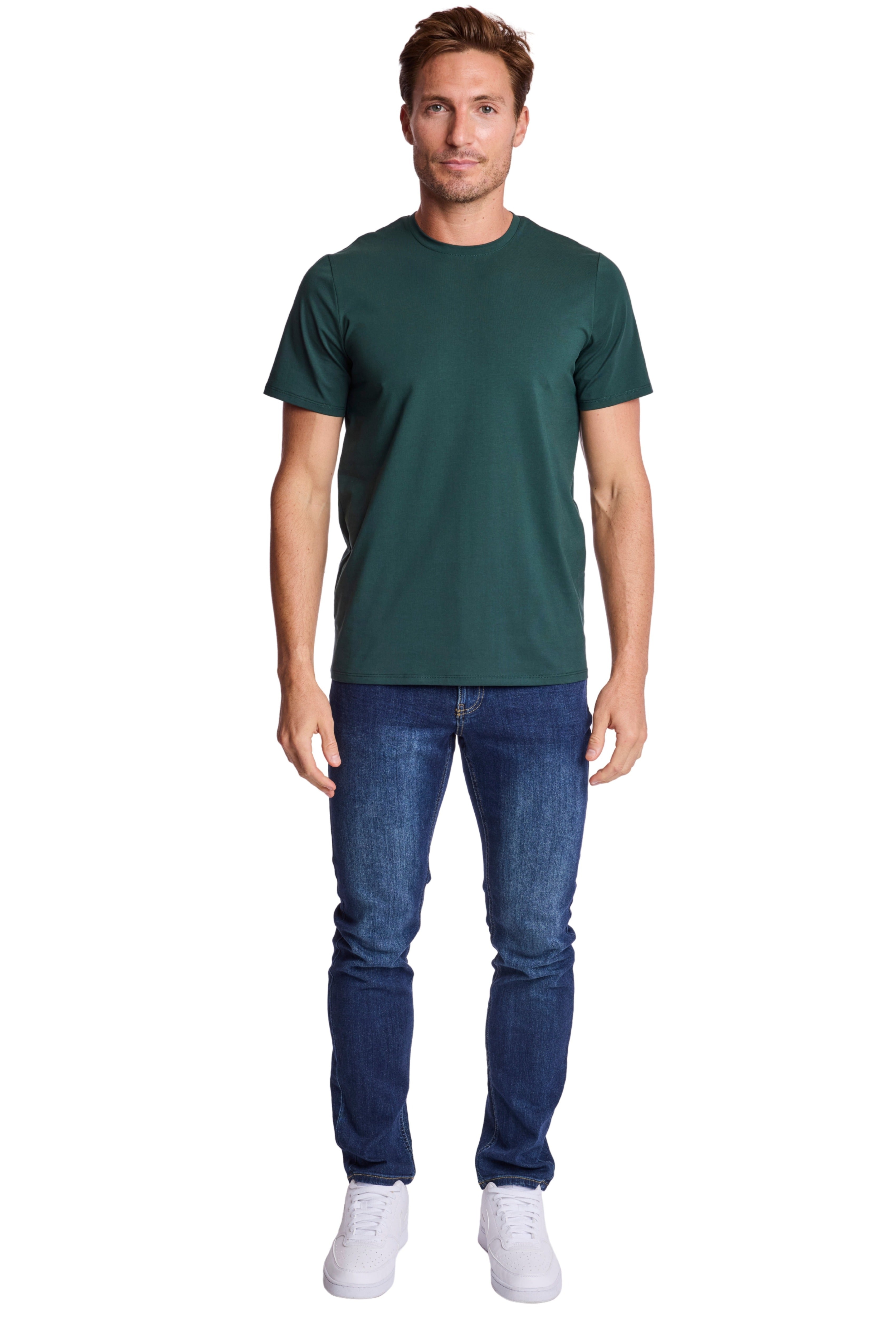 Lucas Crew T - Forest Green