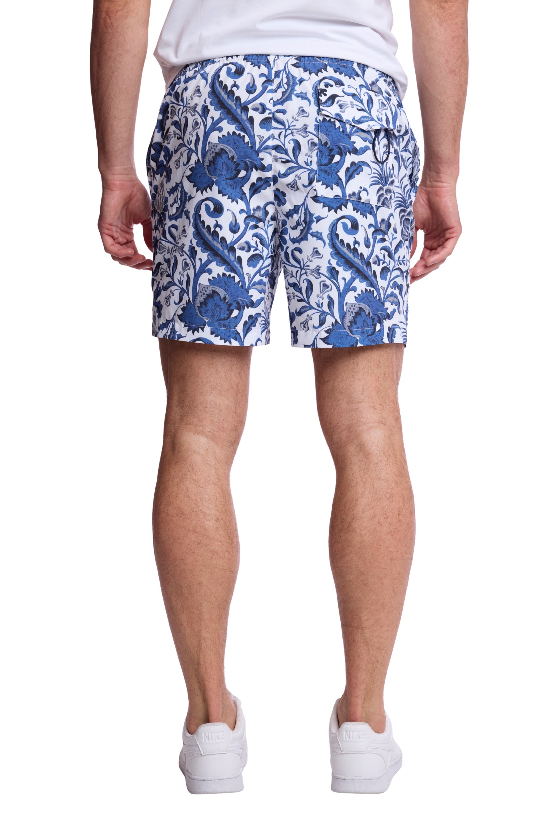 Gilligan Swim Trunks - Blue Flower Paisley
