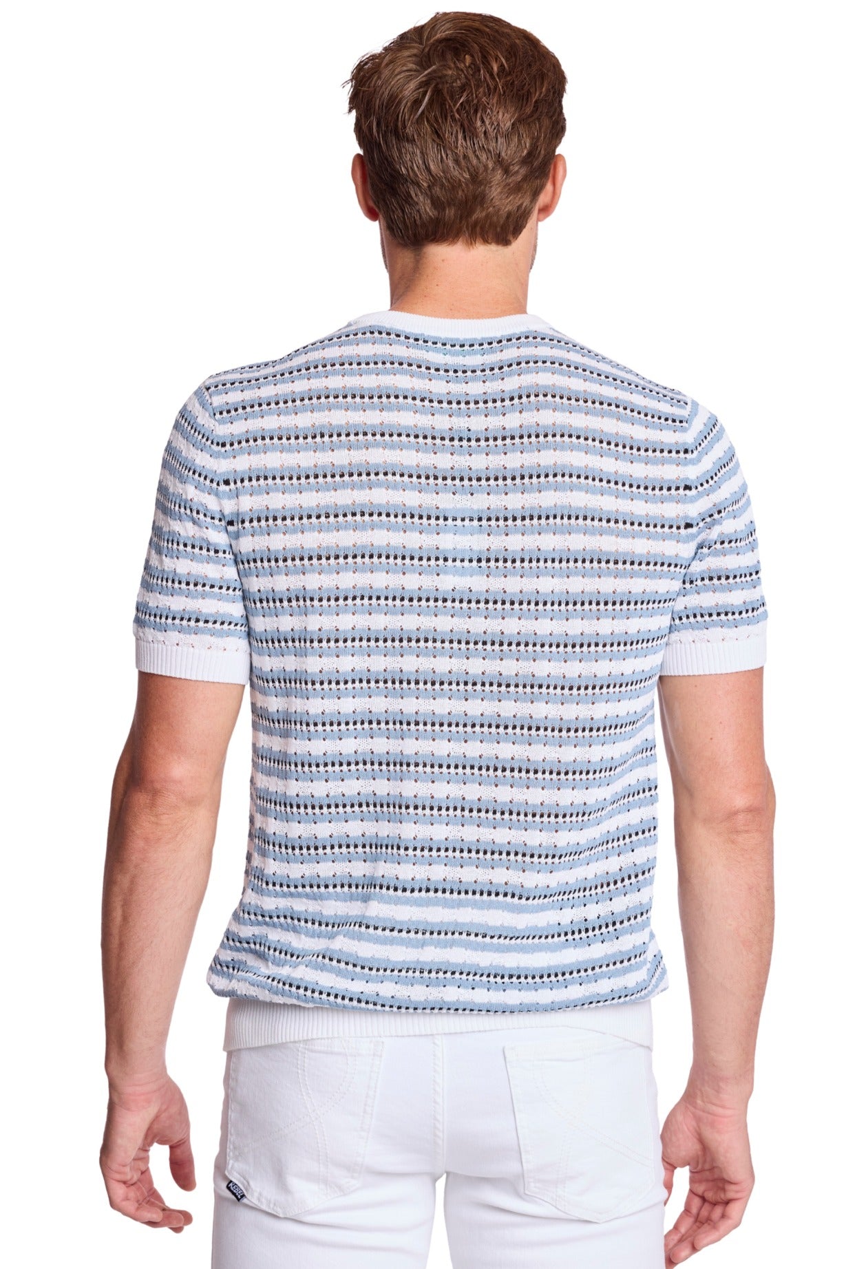 Crewneck - Dusty Blue Stripes