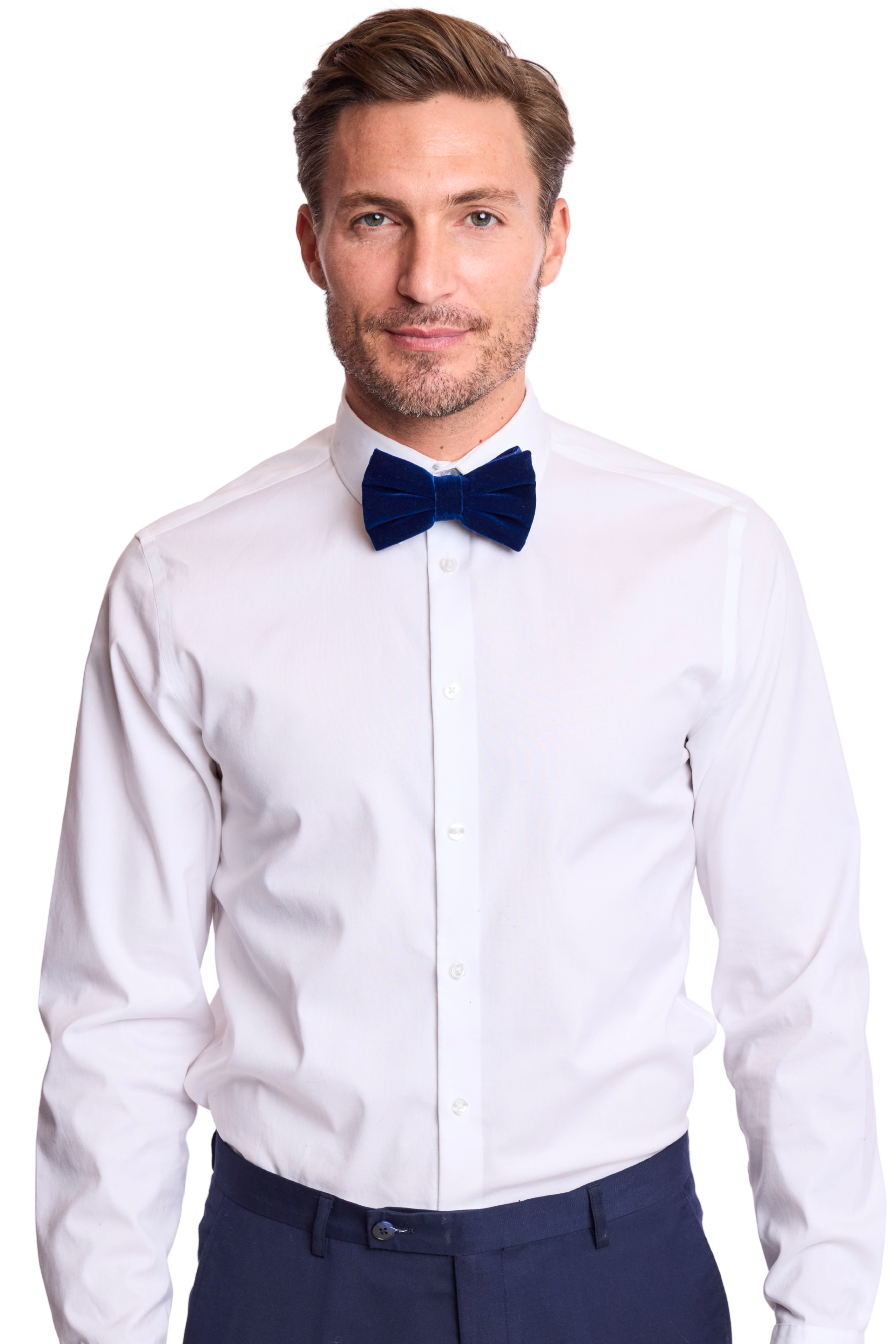 Bradley Bow Tie - Blue Velvet