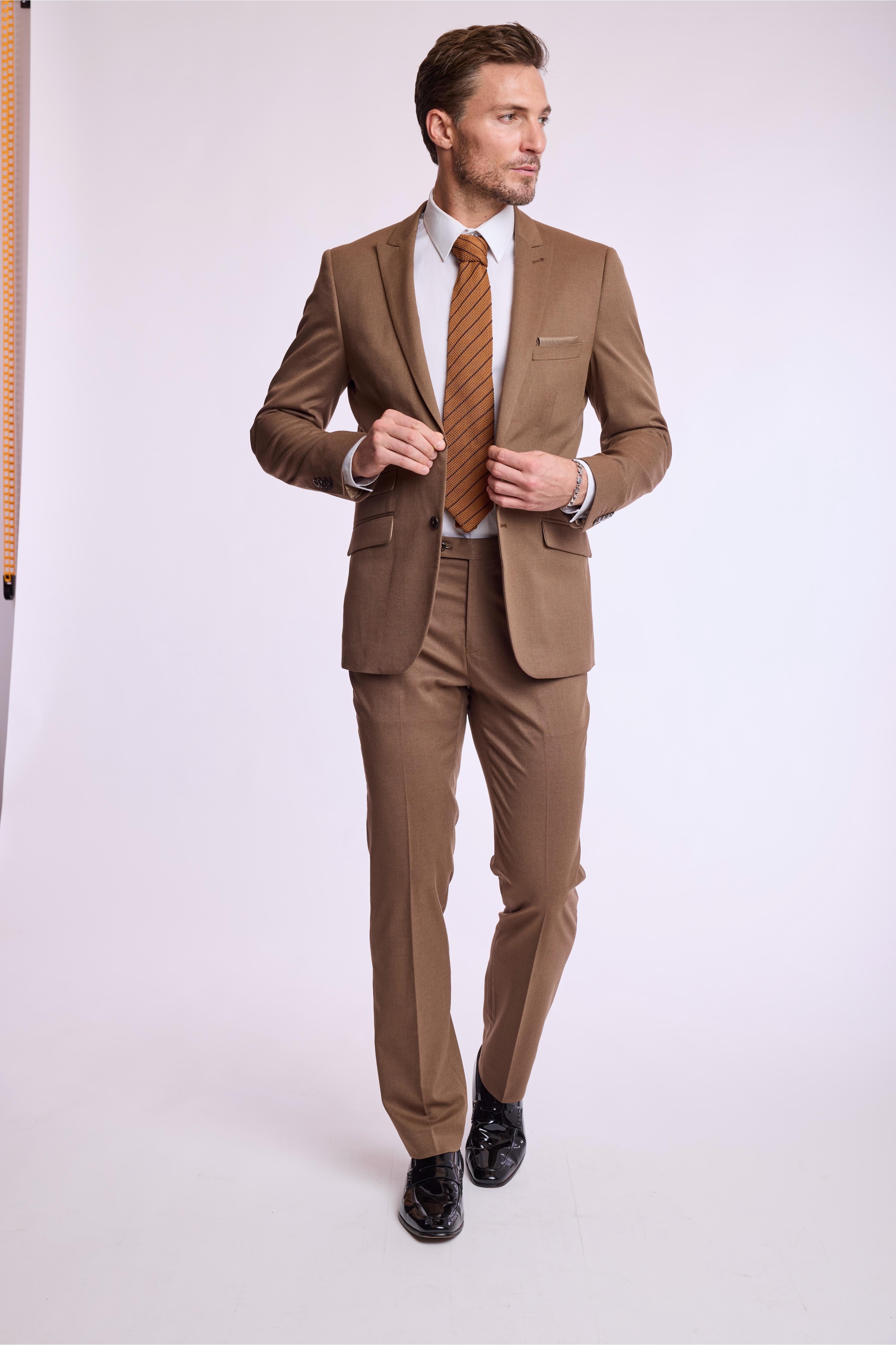 Ashton Peak Jacket - slim - Dark Camel