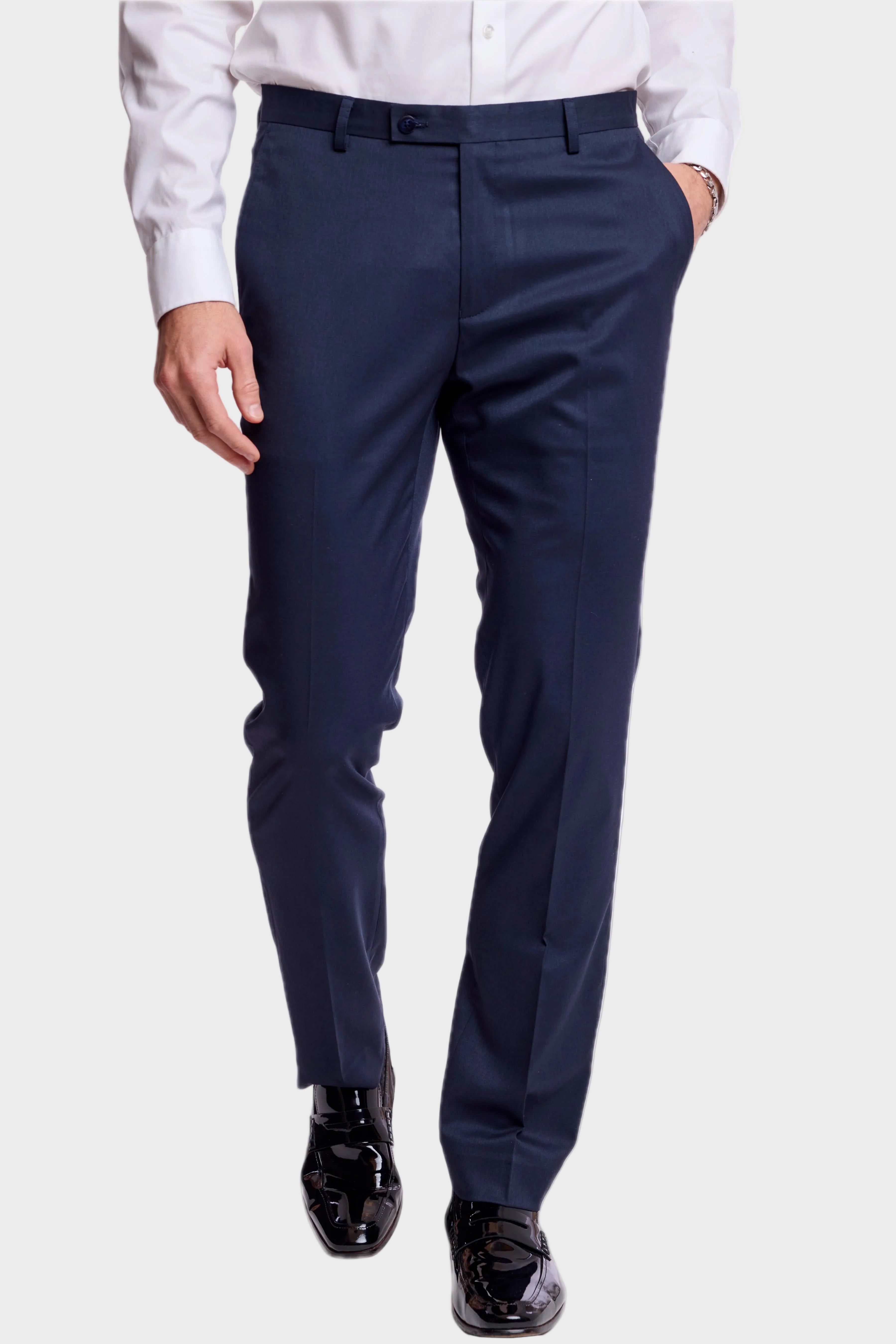 Downing Pants - slim - Solid Navy