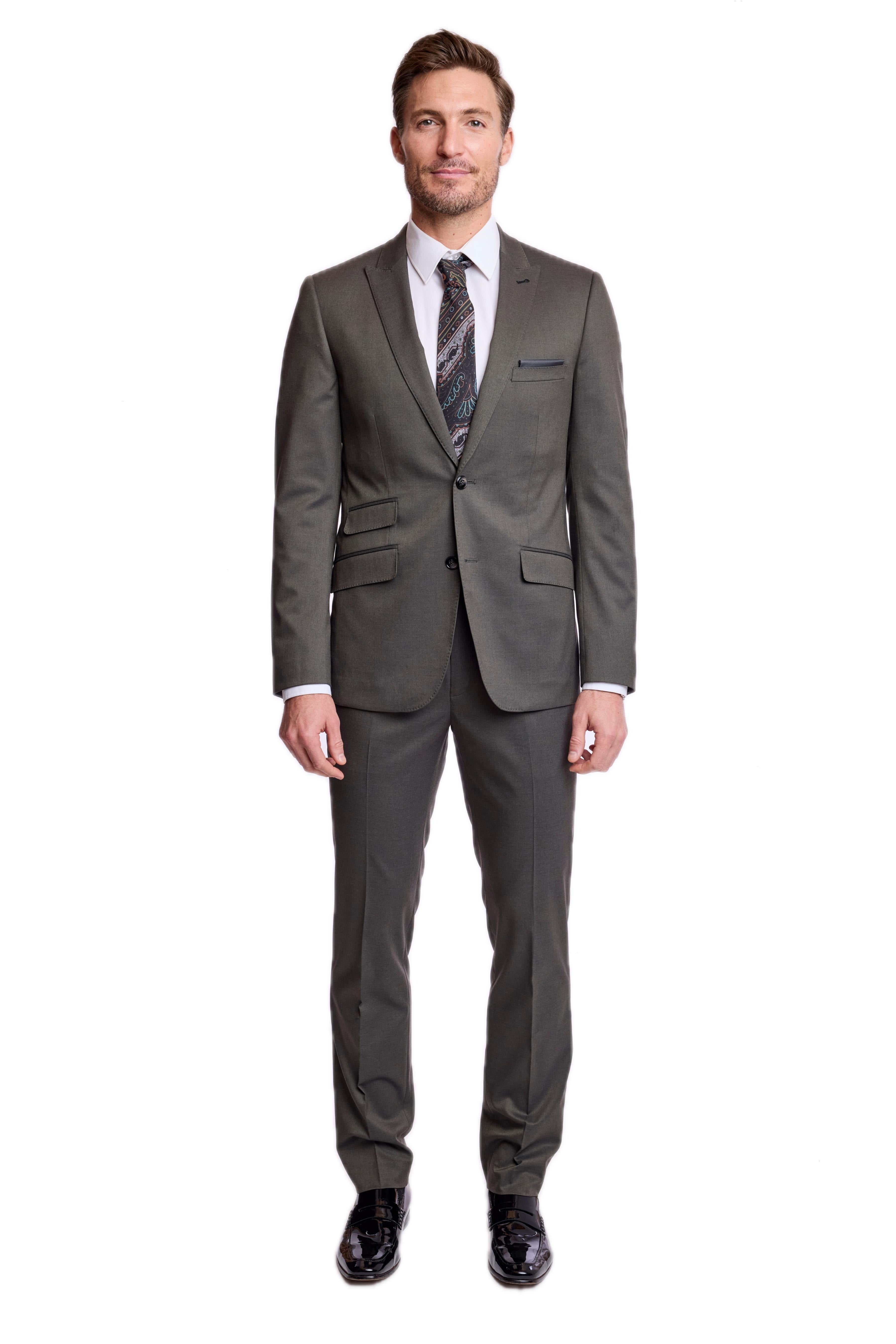 Ashton Peak Jacket - slim - Dark Olive Green