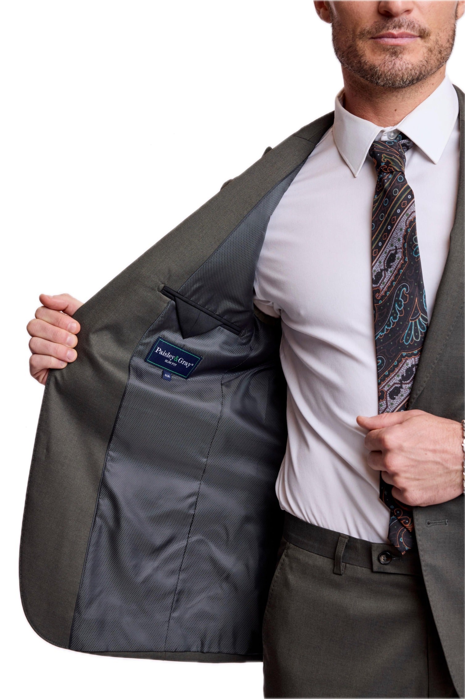 Ashton Peak Jacket - slim - Dark Olive Green