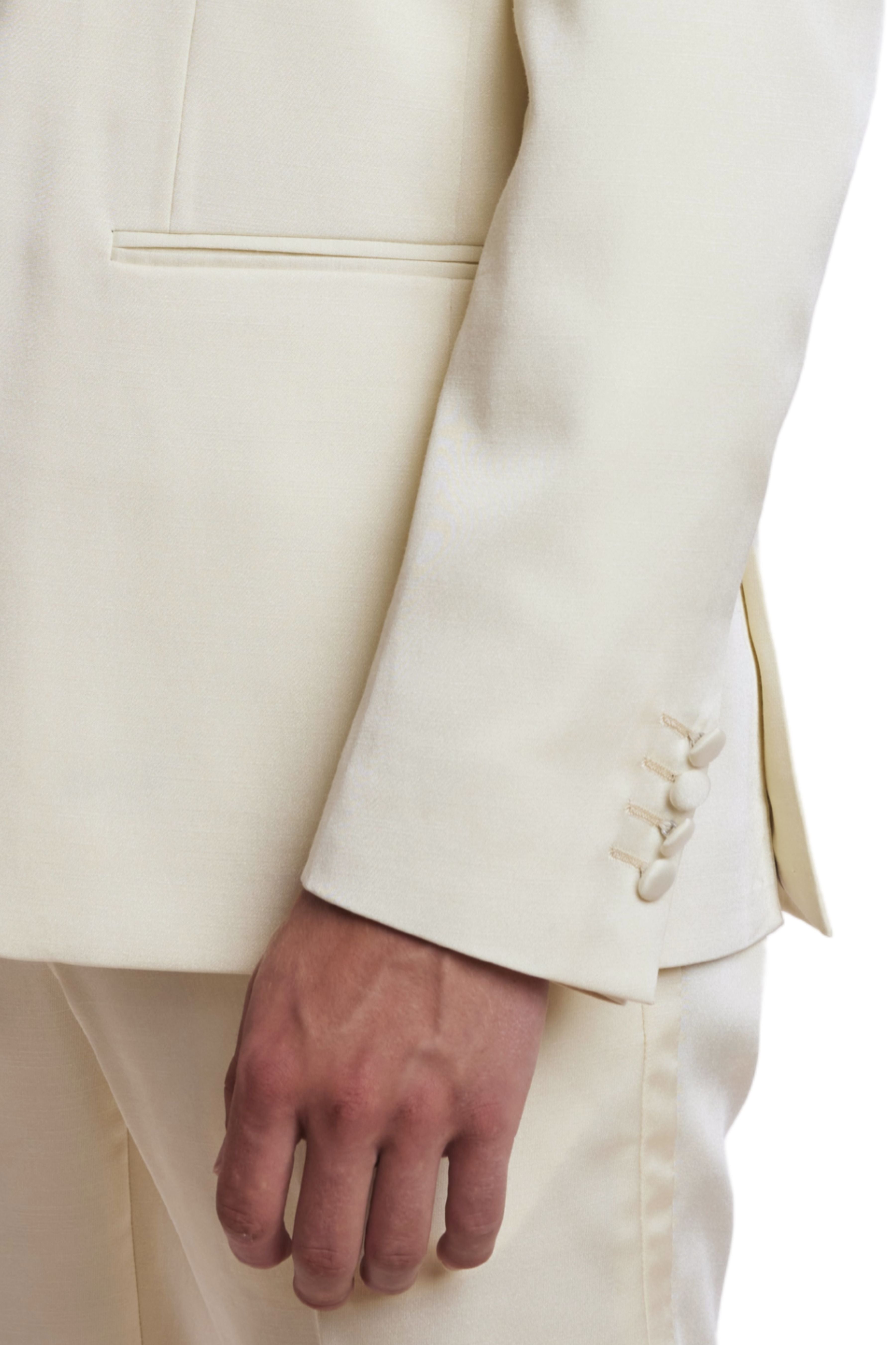 Regent Shawl Tux Jacket - slim - Ivory