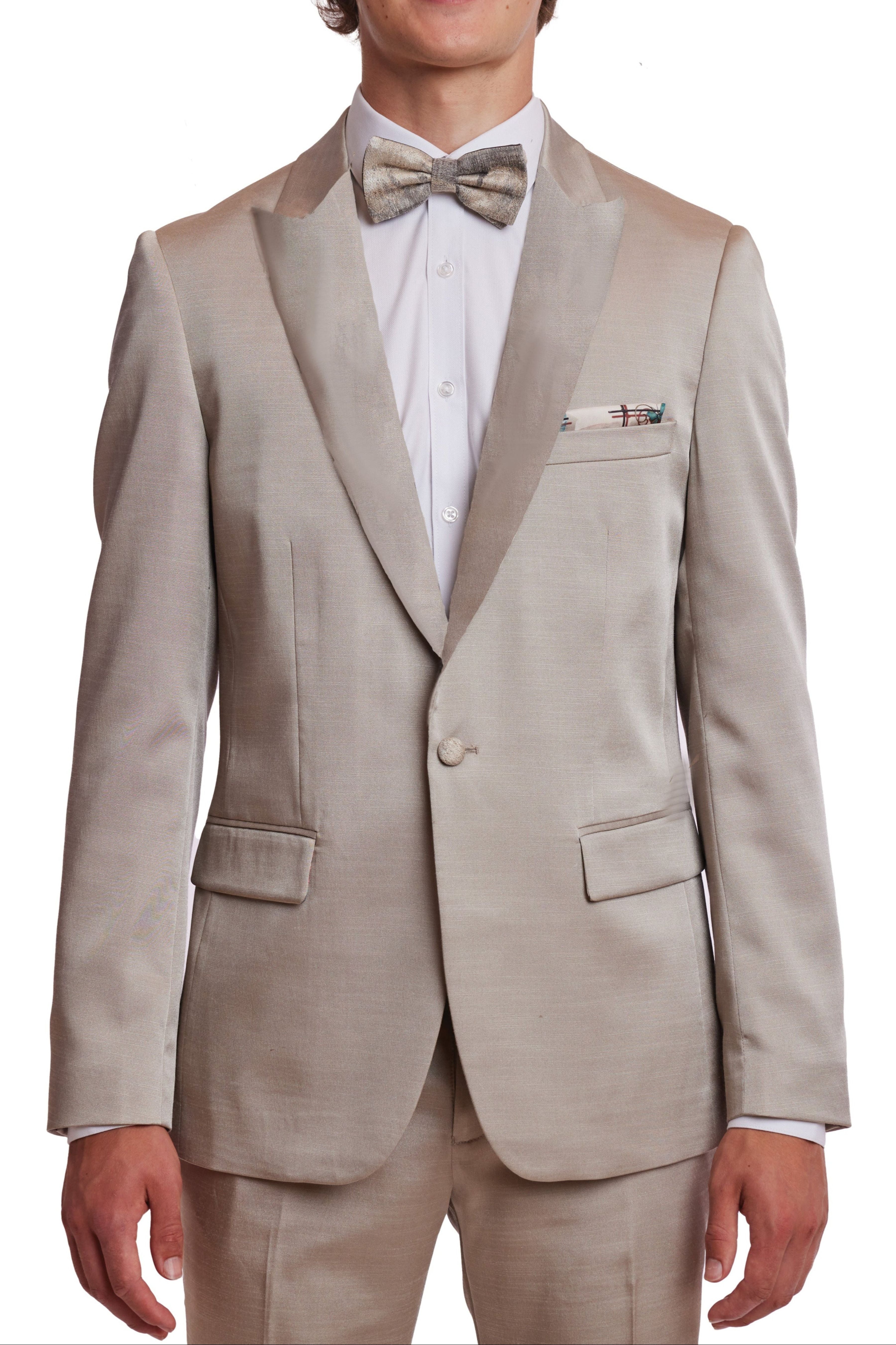 Grosvenor Peak Tux Jacket - slim - Sable Beige