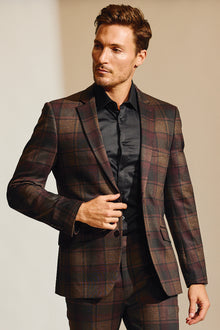  Dover Notch Jacket - slim - Boysenberry Plaid