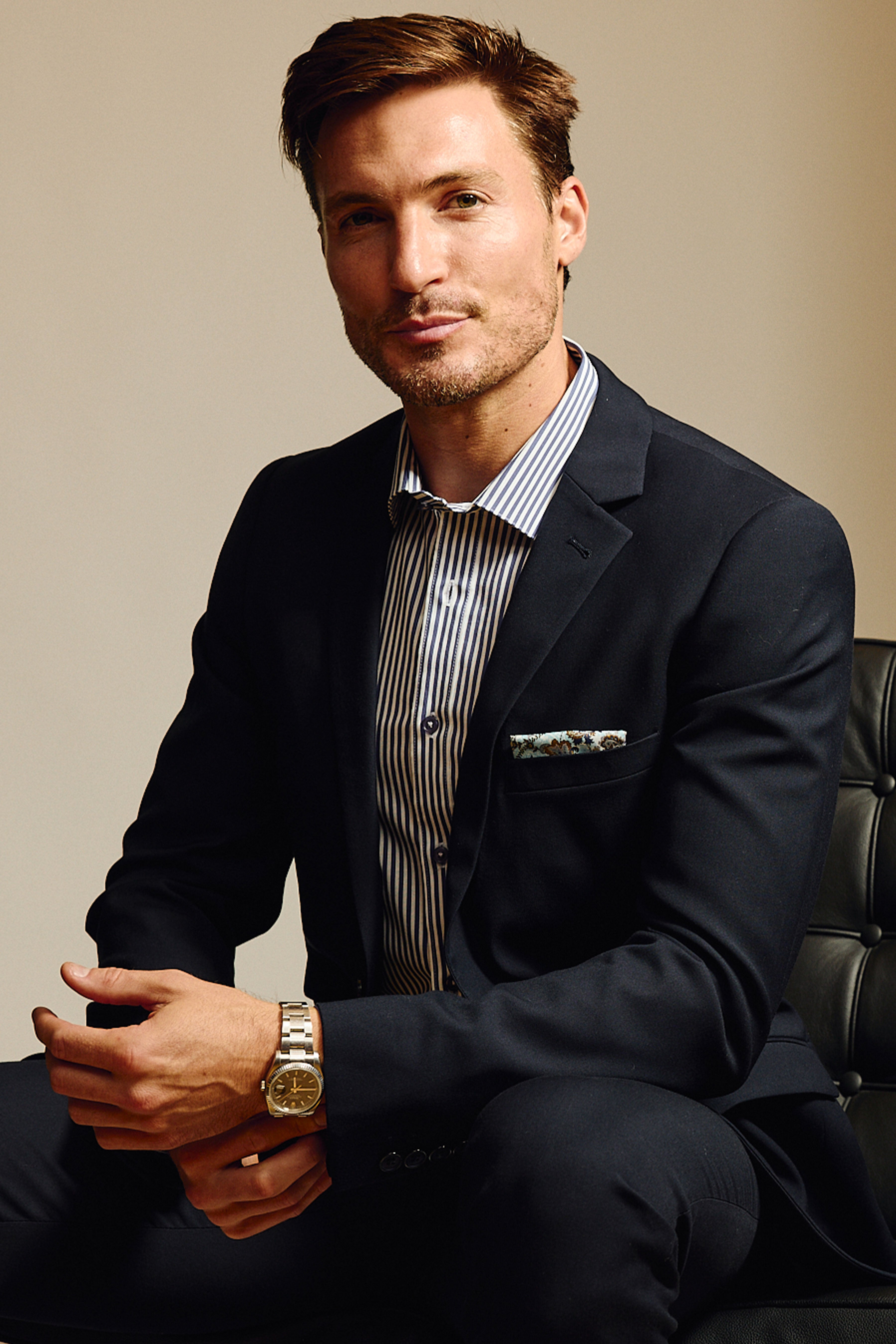 Dover Notch Jacket - slim - Navy Blues