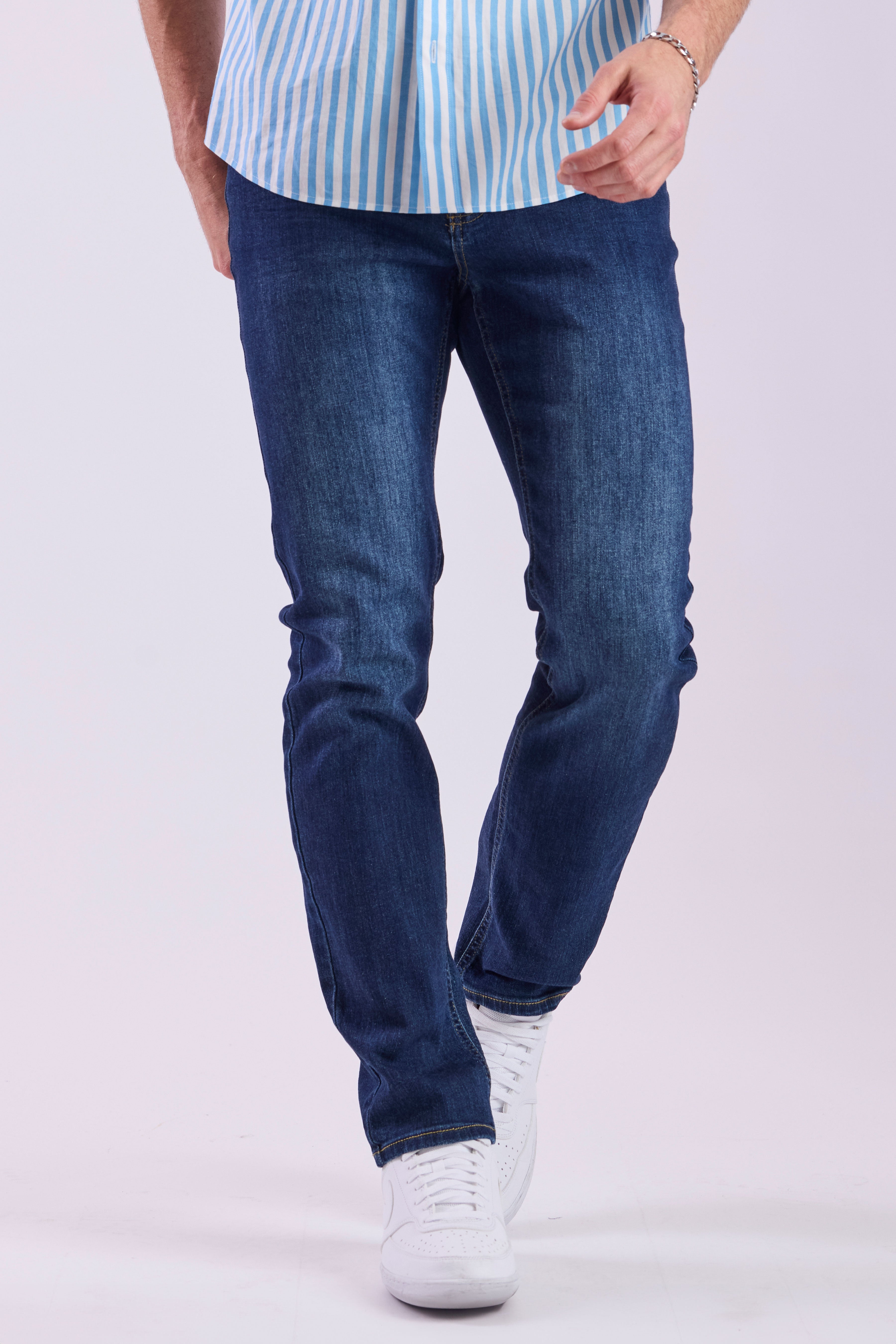 Rebel Denim Jeans - Dark Blue