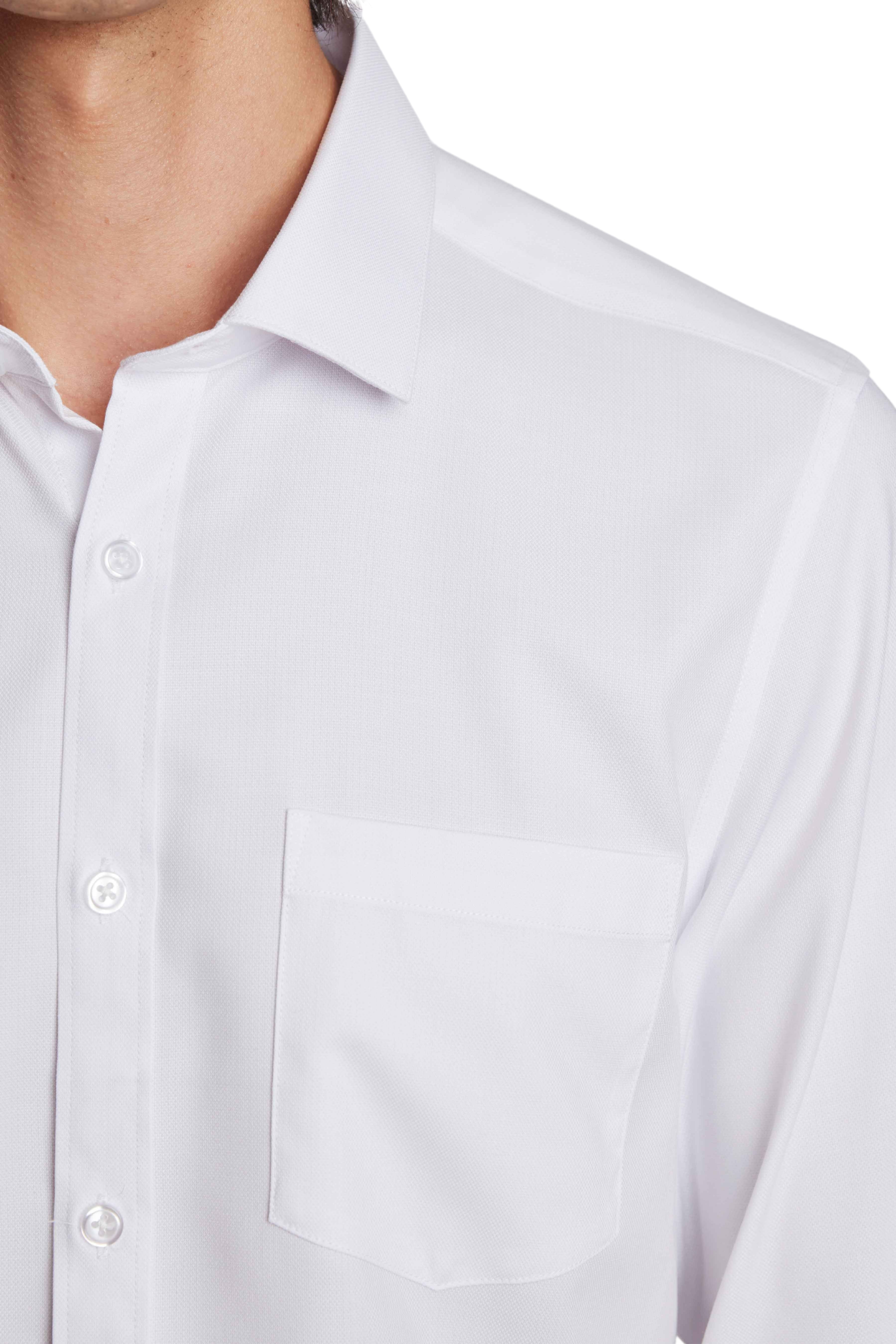 Samuel Spread Collar Shirt - All White