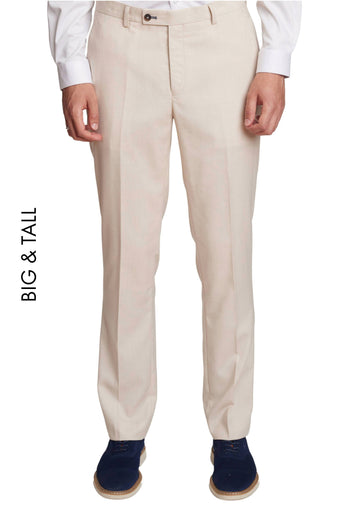 Big & Tall Downing Pants - Silken Cream